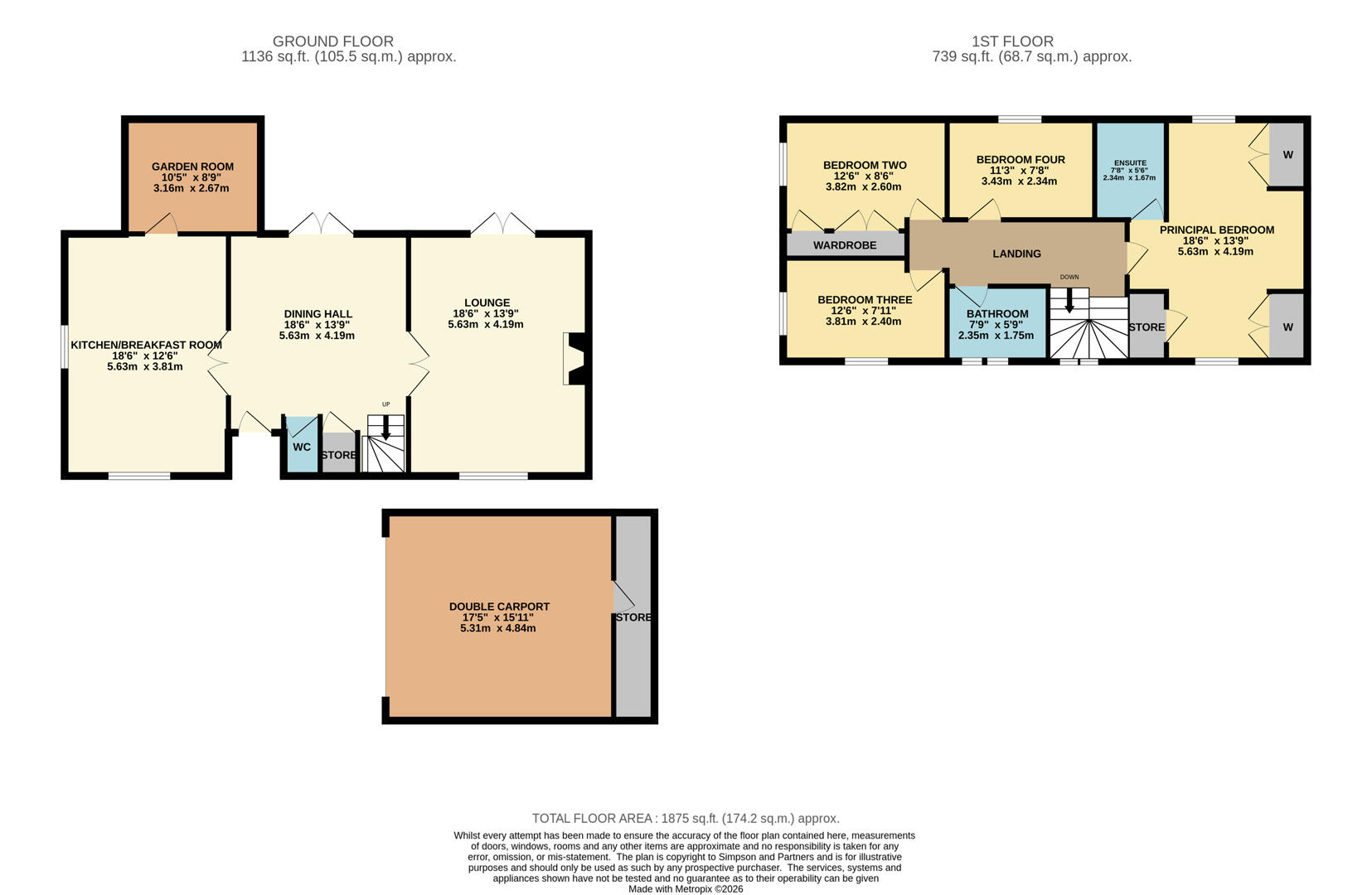 6, Grange Croft, Easton floorplan