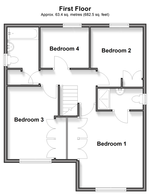 Stone Gardens Halling, Rochester floorplan