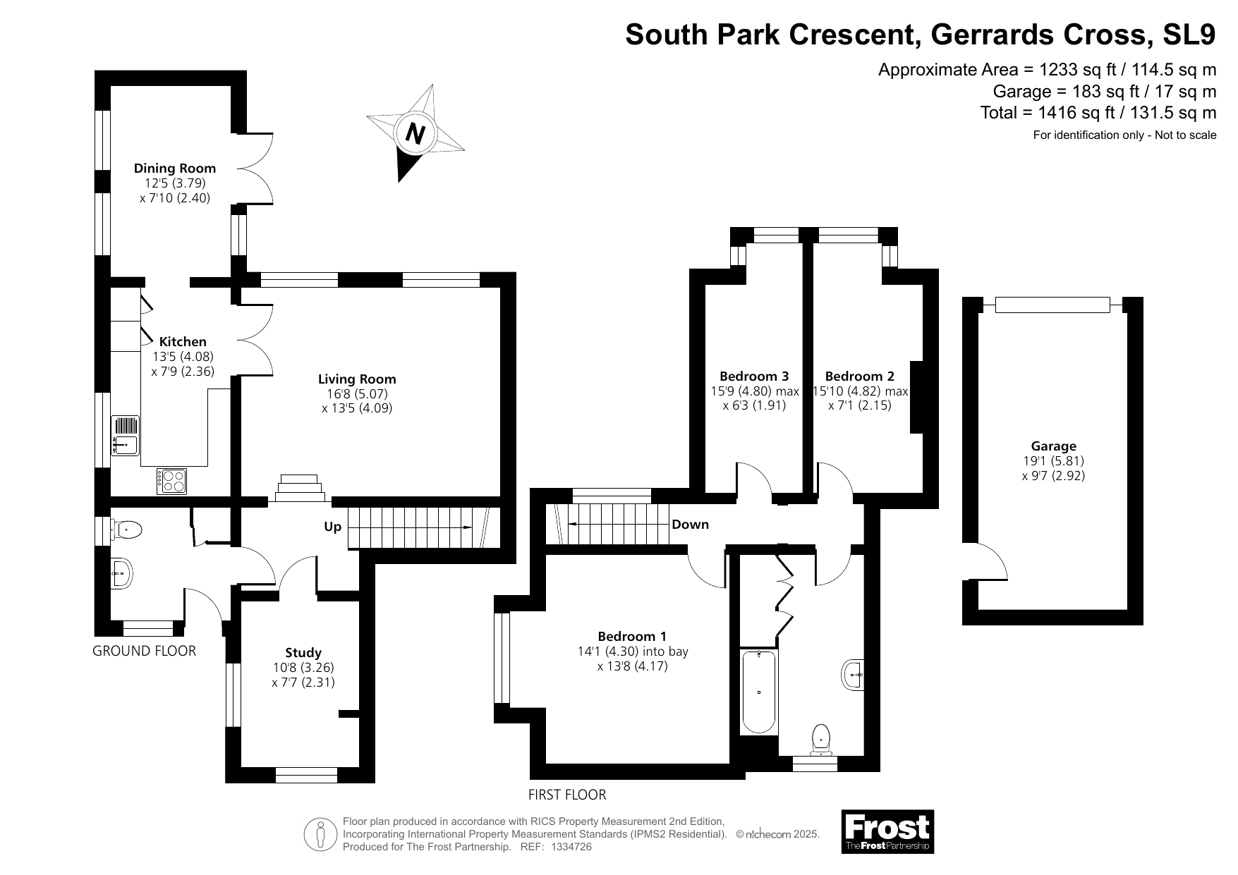 Grit Howe East, 22, South Park Crescent, Buckinghamshire floorplan