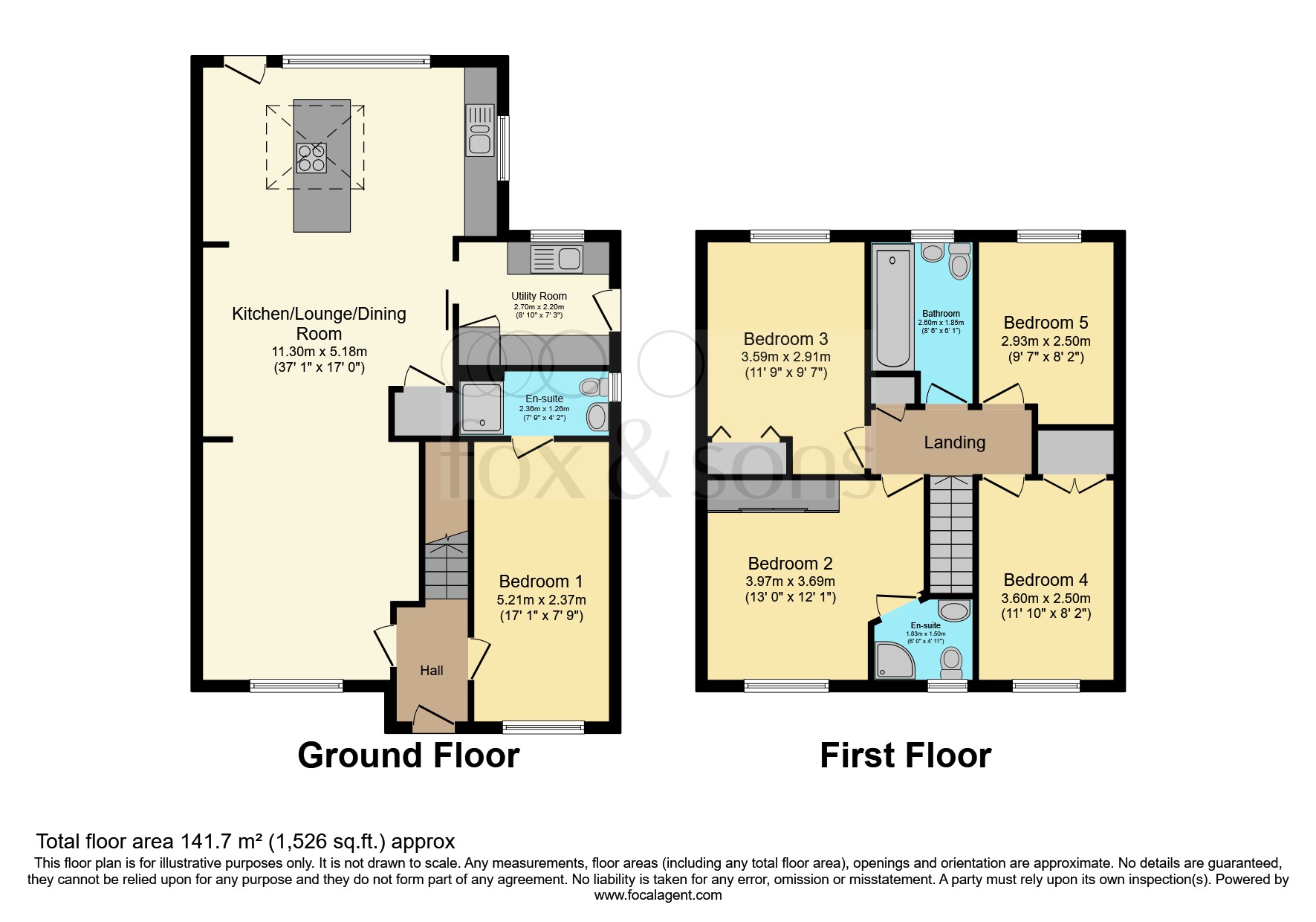 5, Elmwood Gardens, Eastbourne floorplan