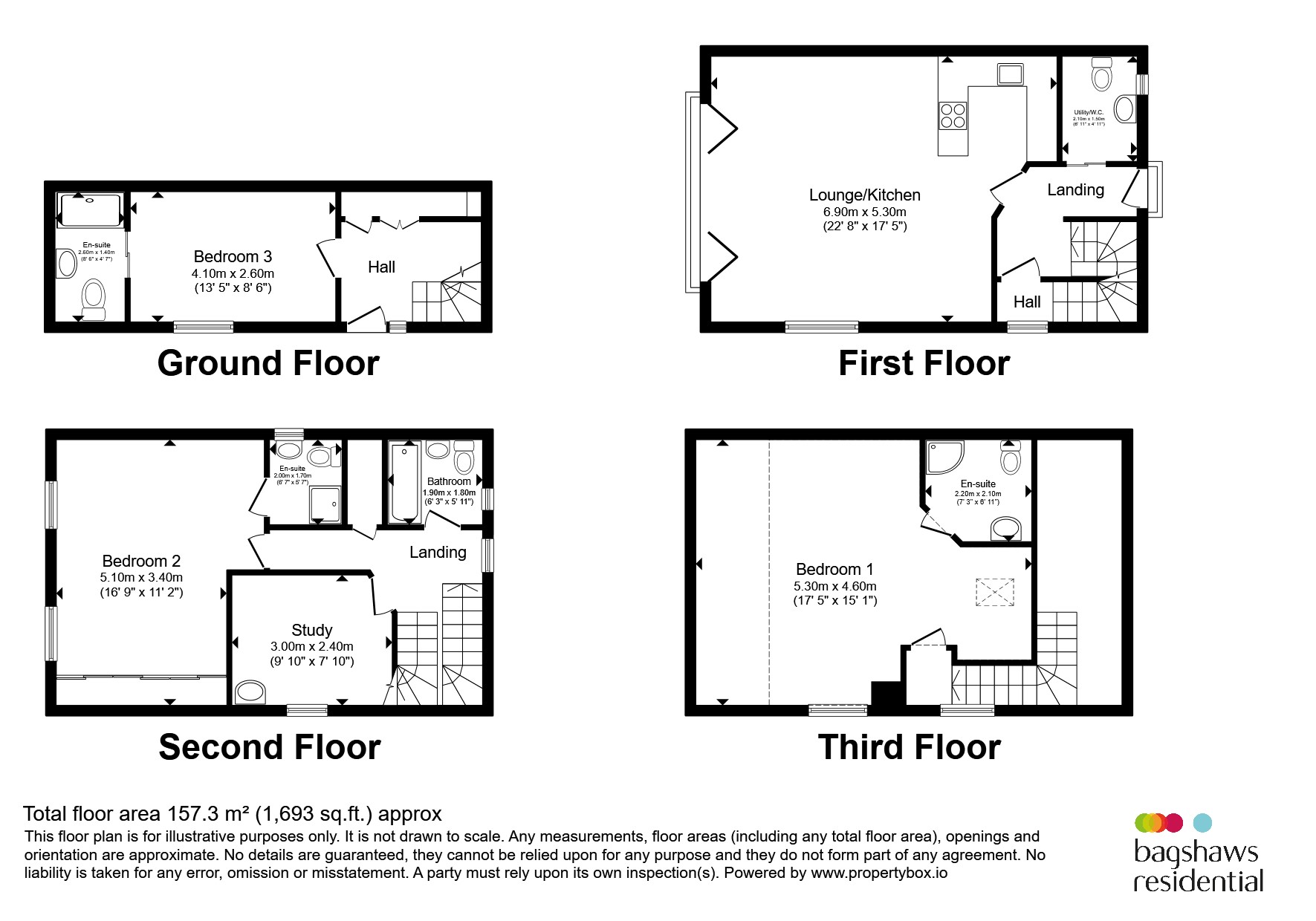 5, North View, MATLOCK floorplan