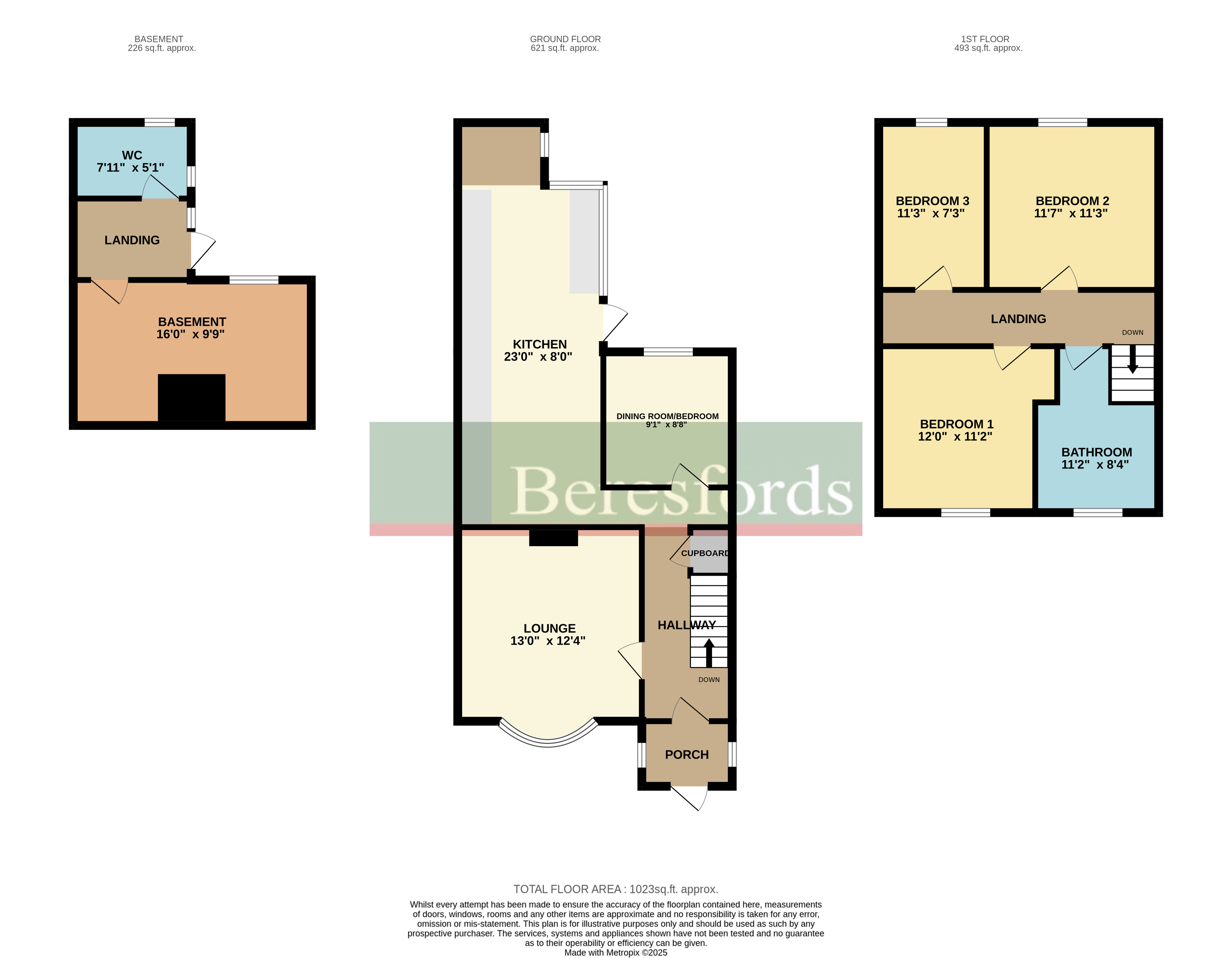 21, Crescent Road, Brentwood floorplan