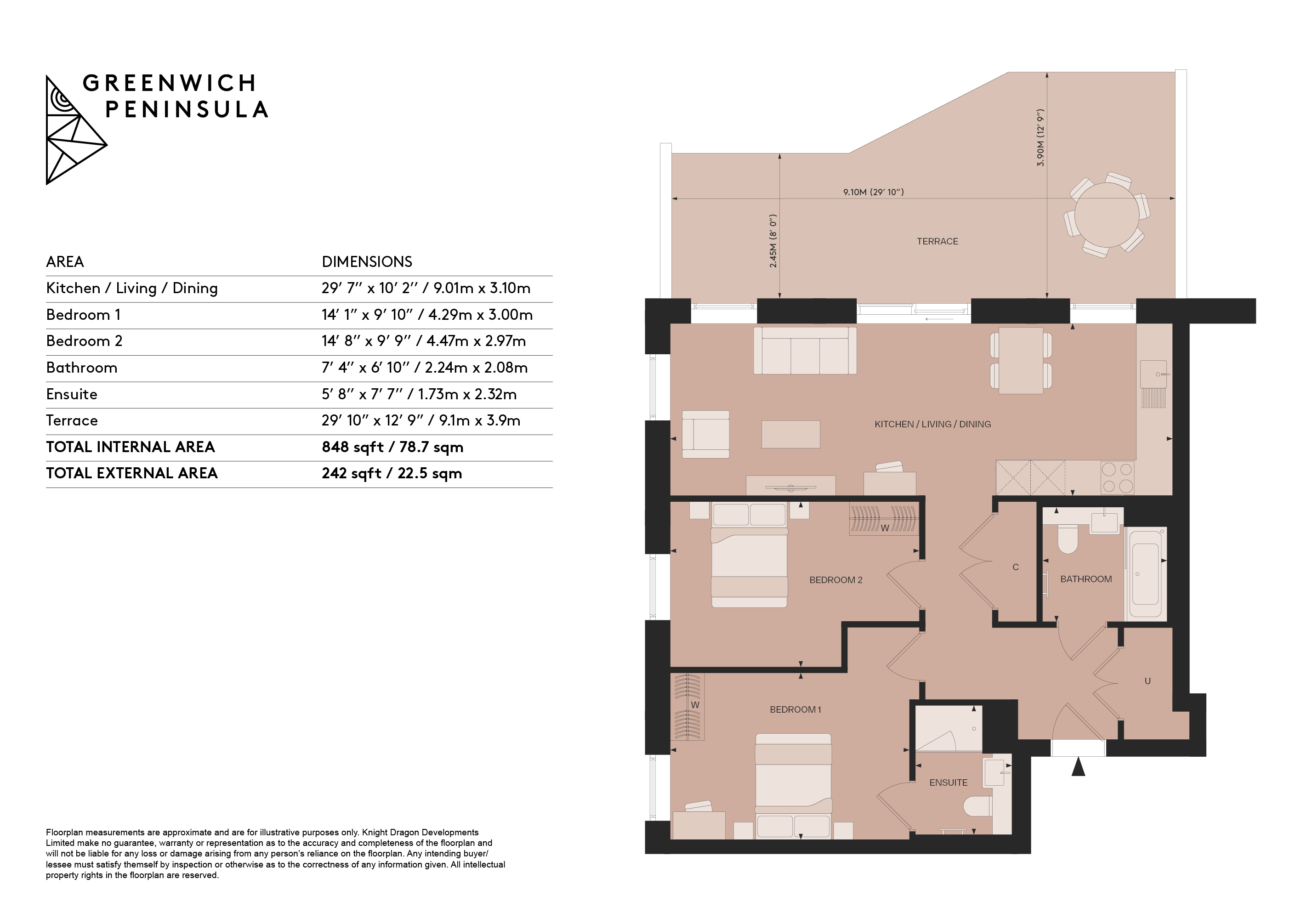 PARKVIEW, East Parkside, London floorplan