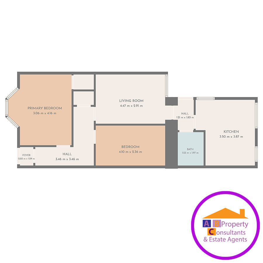 92 Dalness Street, Glasgow floorplan