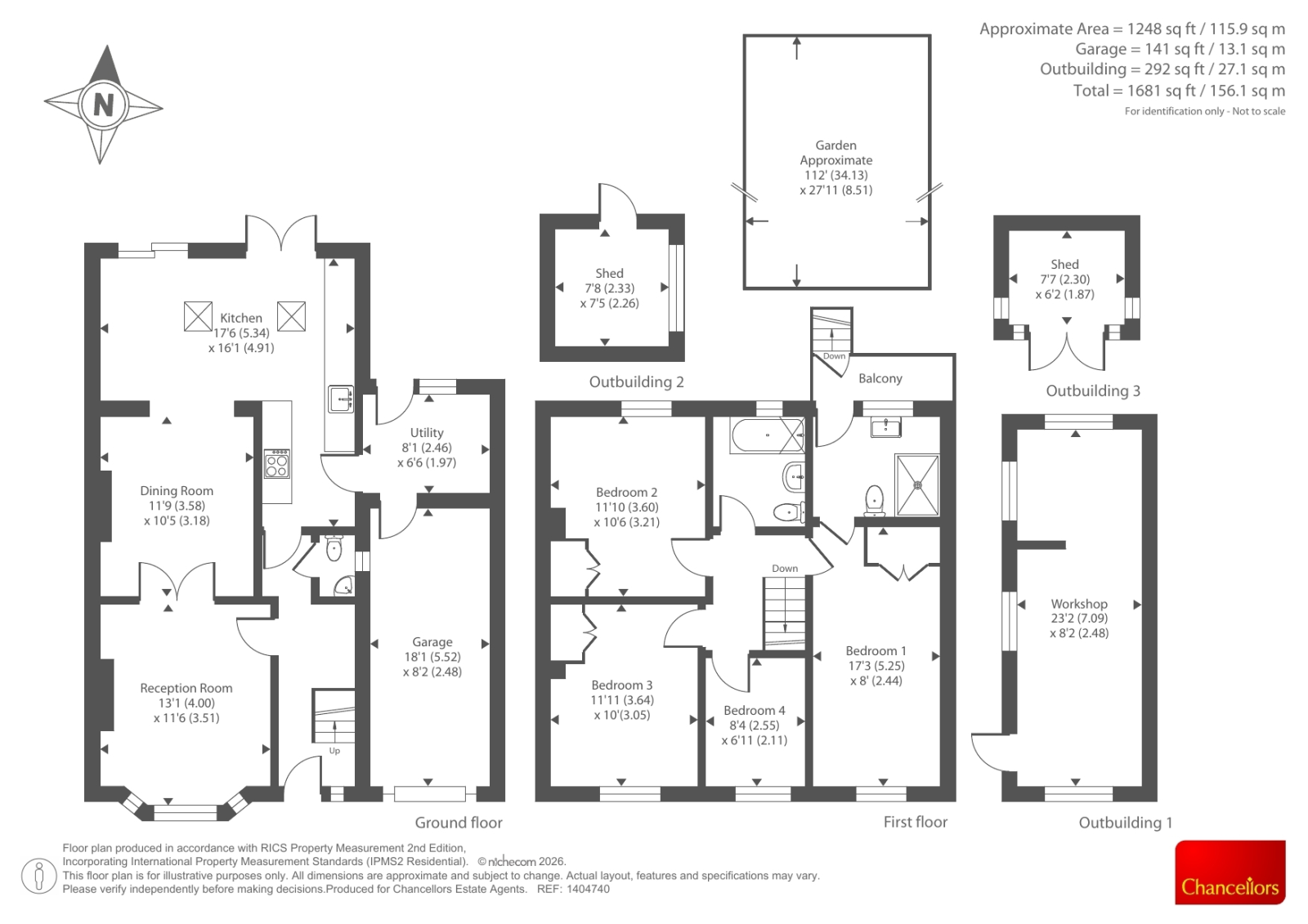 30, The Garth, Kidlington floorplan