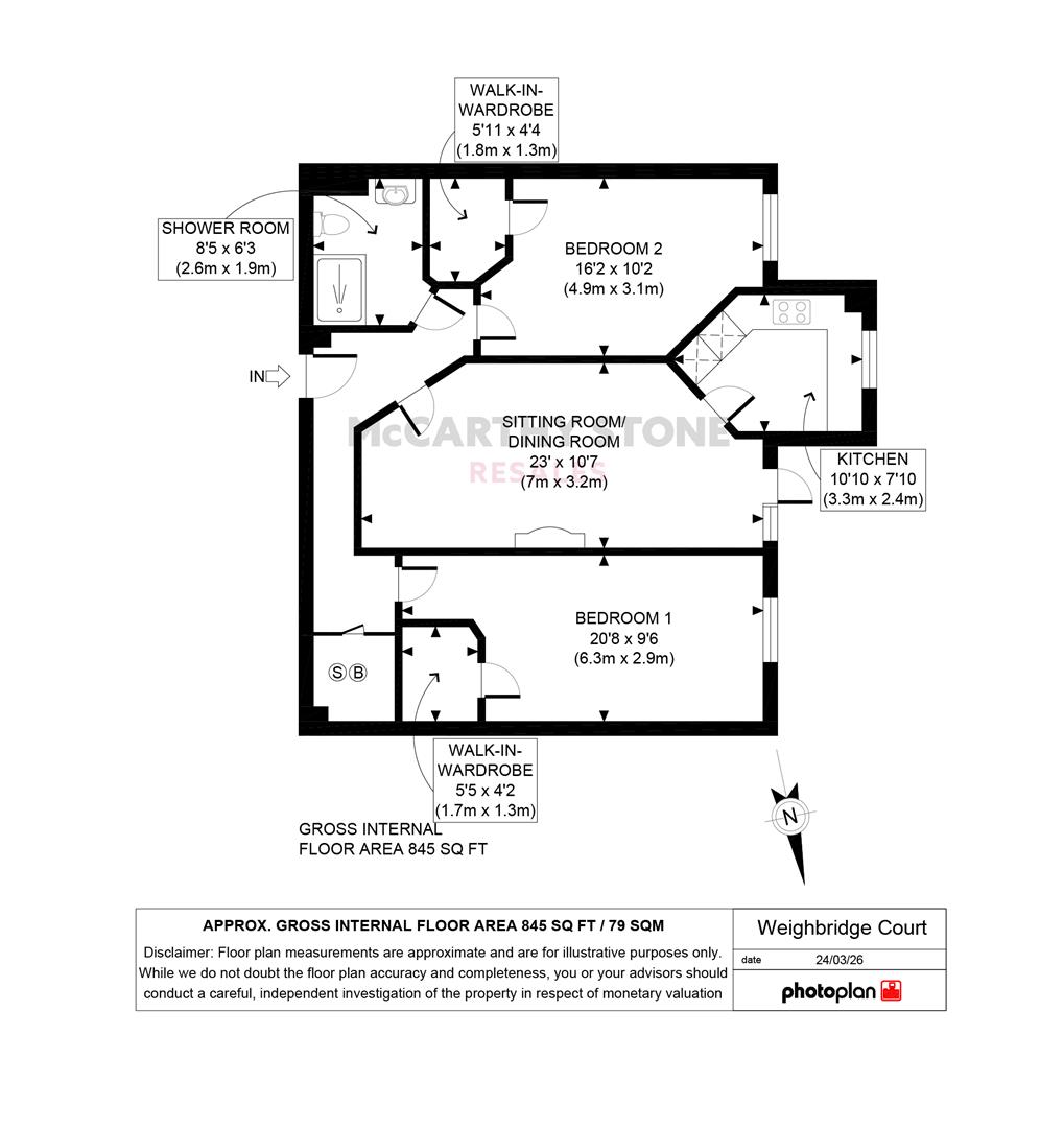 5 Weighbridge Court, 301 High Street, Ongar floorplan