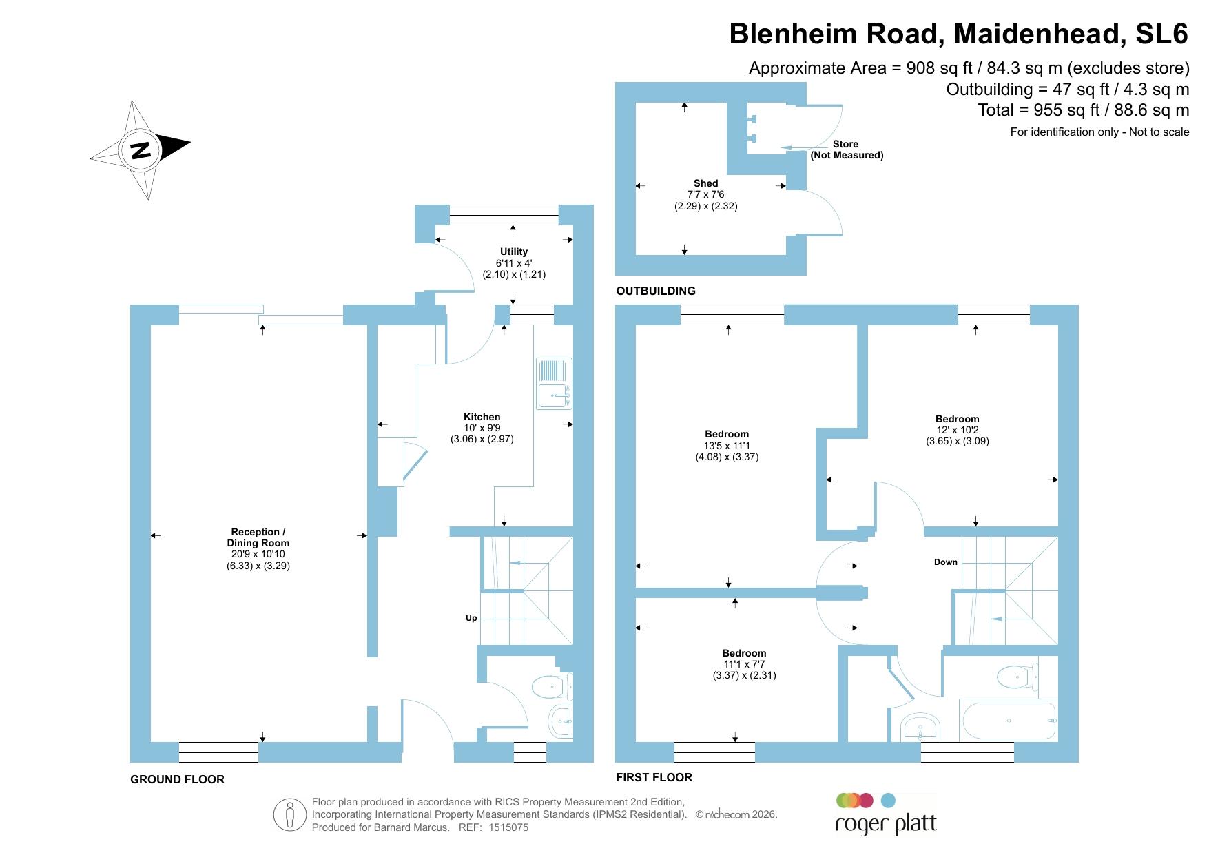 14, Blenheim Road, Maidenhead floorplan