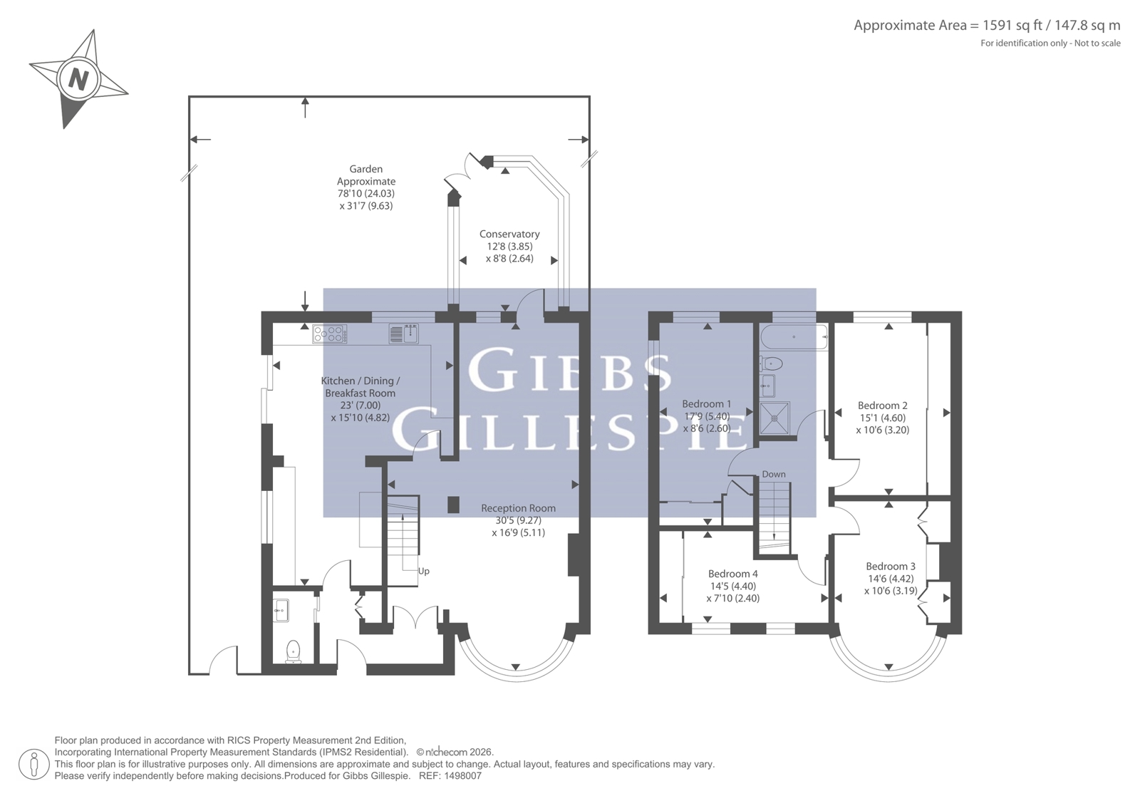 162, Torbay Road, Middlesex floorplan