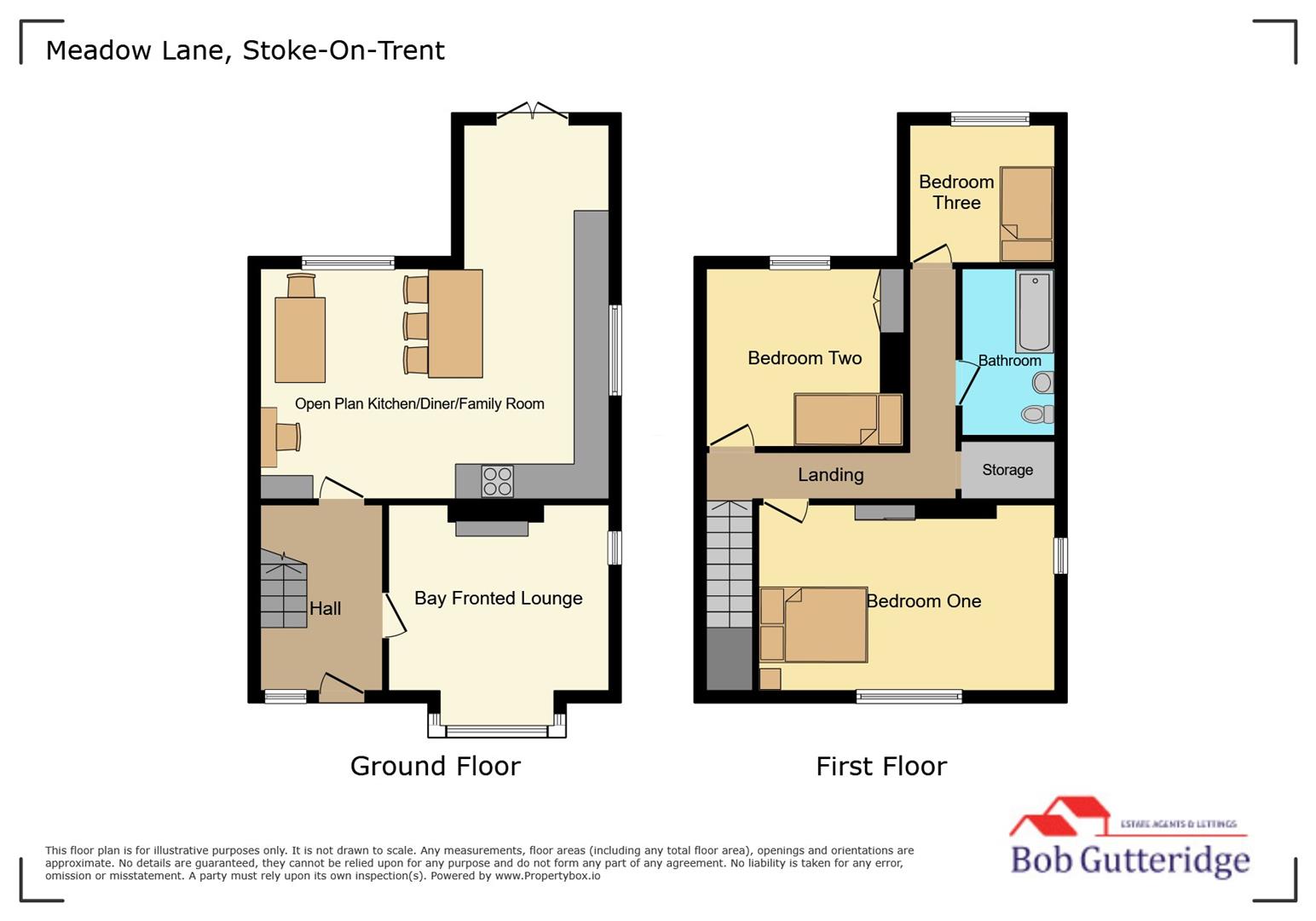 23, Meadow Lane, Stoke-On-Trent floorplan