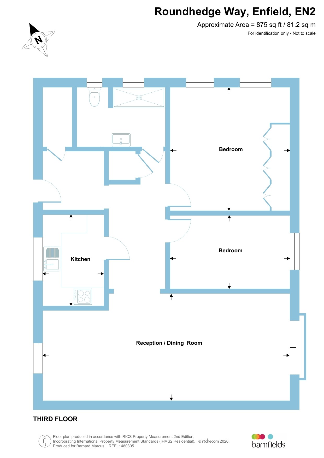 14, Roundhedge Way, Enfield floorplan