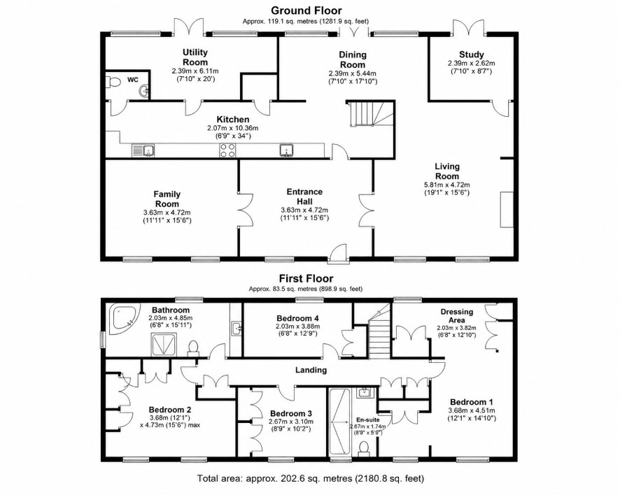 Riverside Cottages, Old Great North Road, Stibbington floorplan