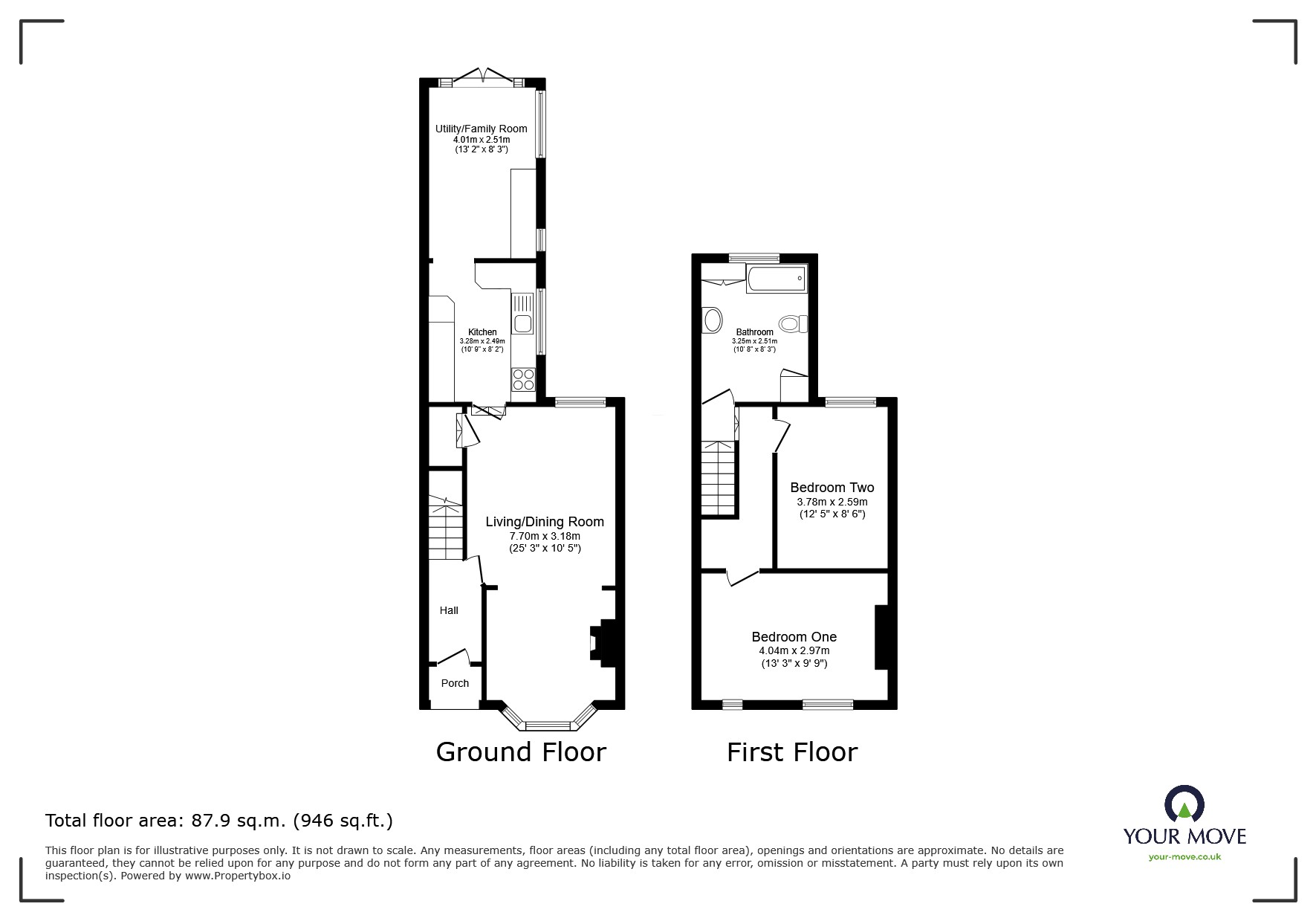 57, Harrowden Road, Bedfordshire floorplan