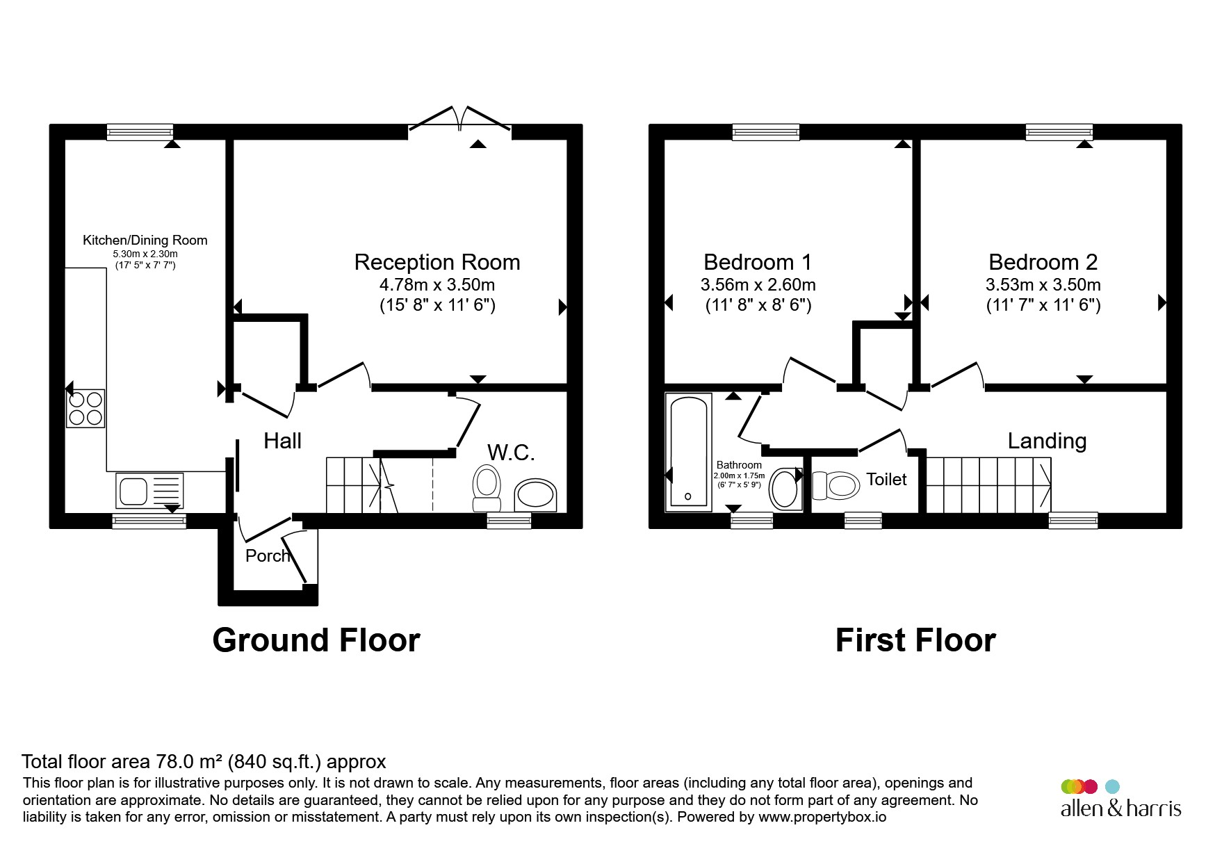 49, Maes Yr Awel, Pontypridd floorplan