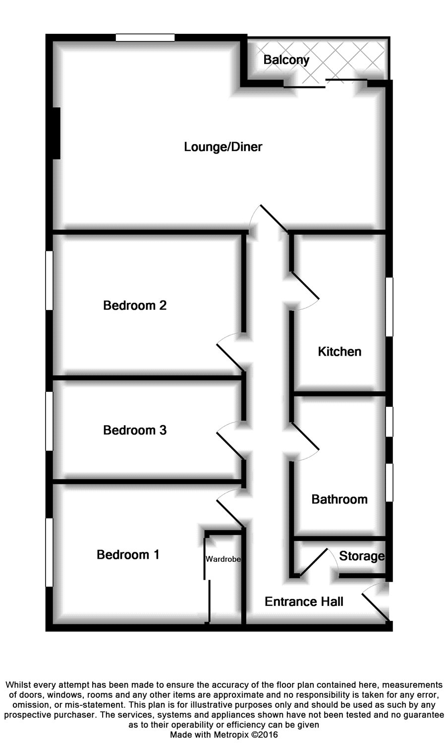 12, Wallis House, East Grinstead floorplan