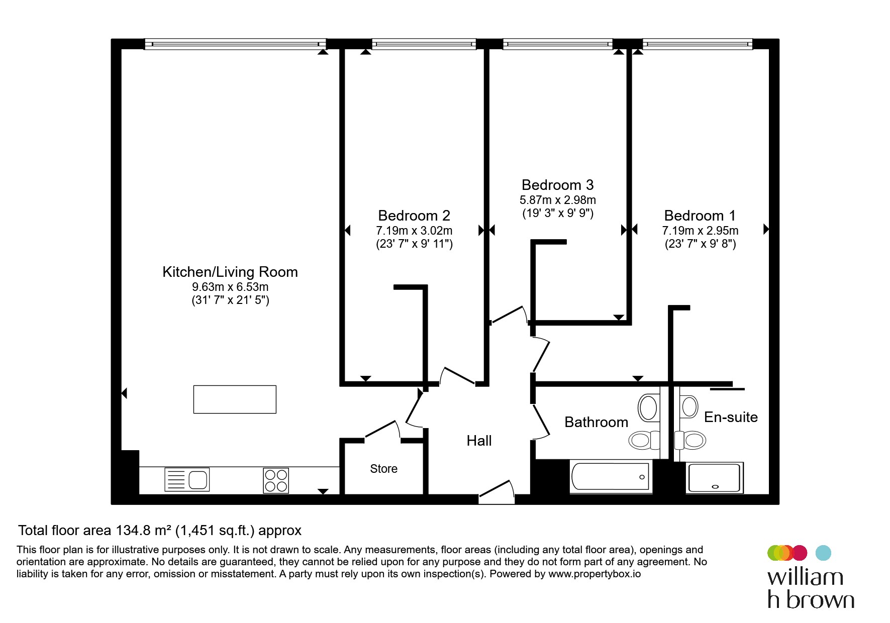 Apartment 1002, Marco Island, Huntingdon Street, Nottingham floorplan