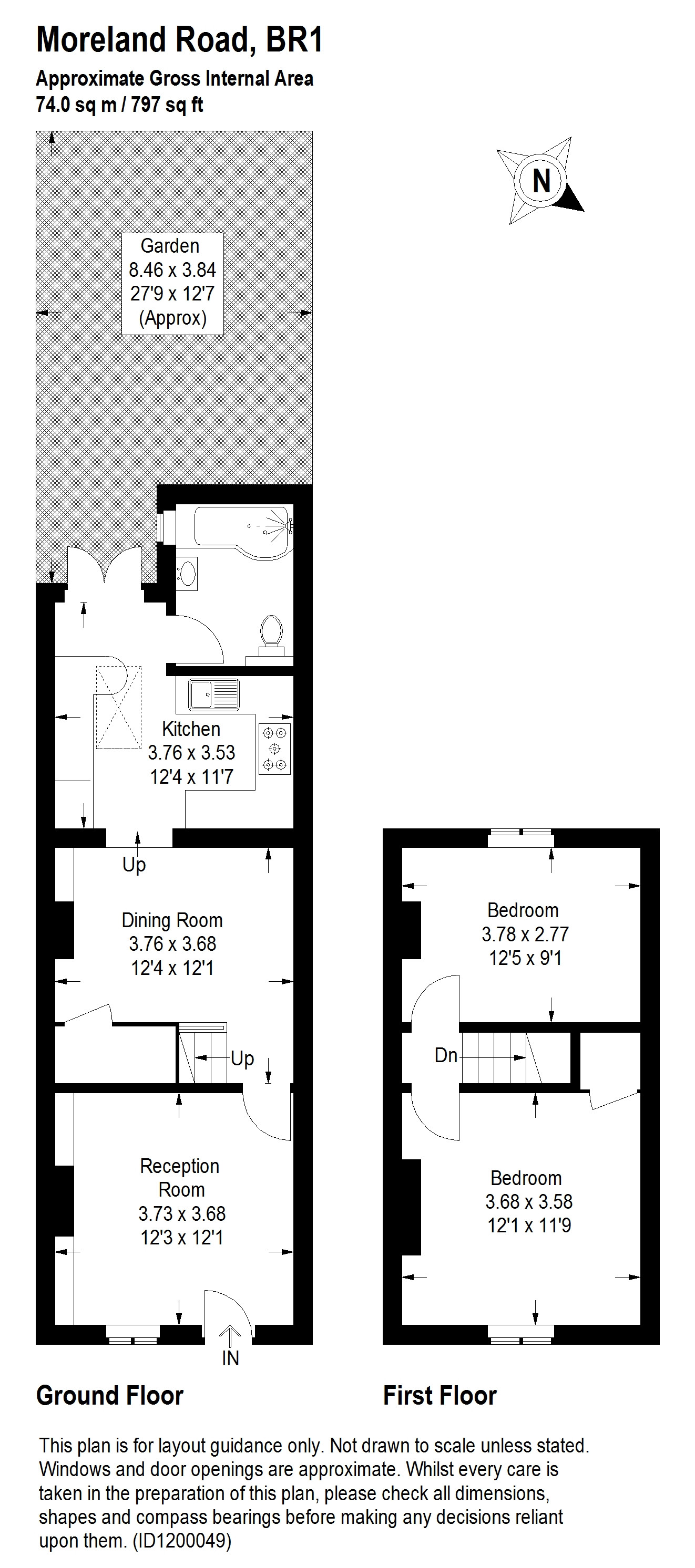 11, Mooreland Road, Bromley floorplan
