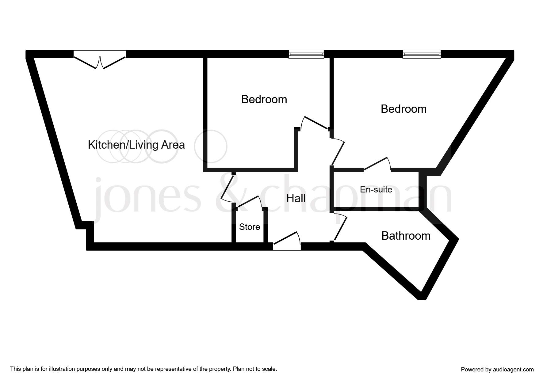 Flat 1, Prenton Court, 54, Elm Road North, Birkenhead floorplan