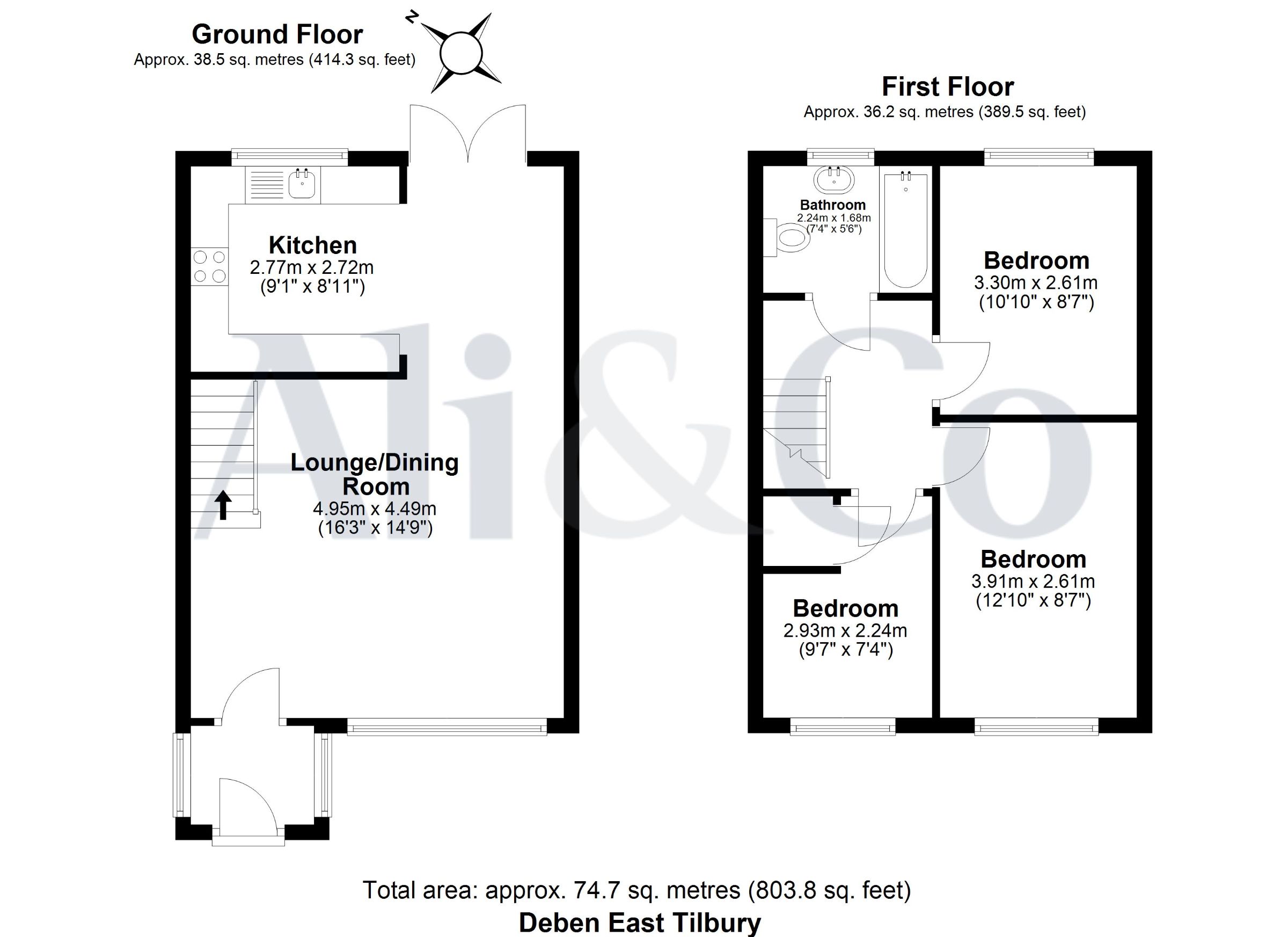 21 Deben, Tilbury floorplan