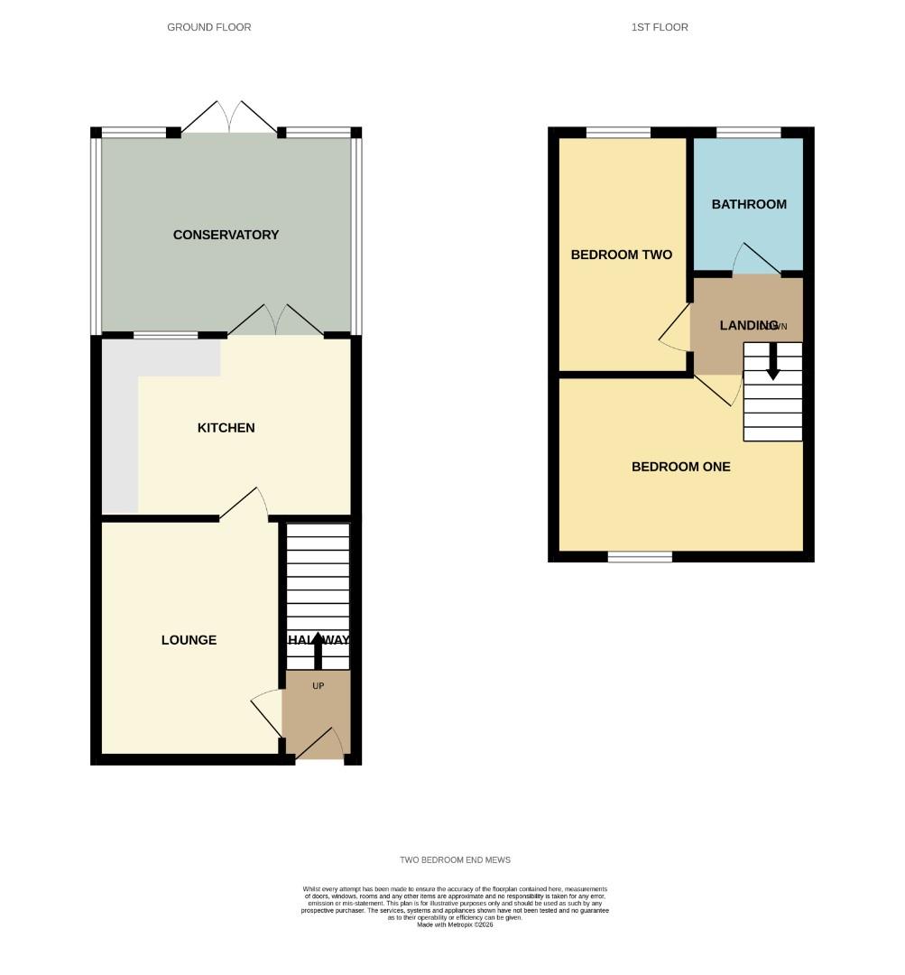 1, Fernbank Close, Winsford floorplan