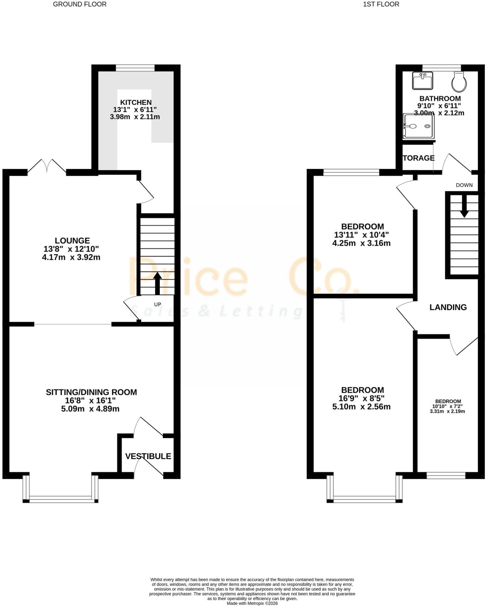 19, Partington Street, Bolton floorplan