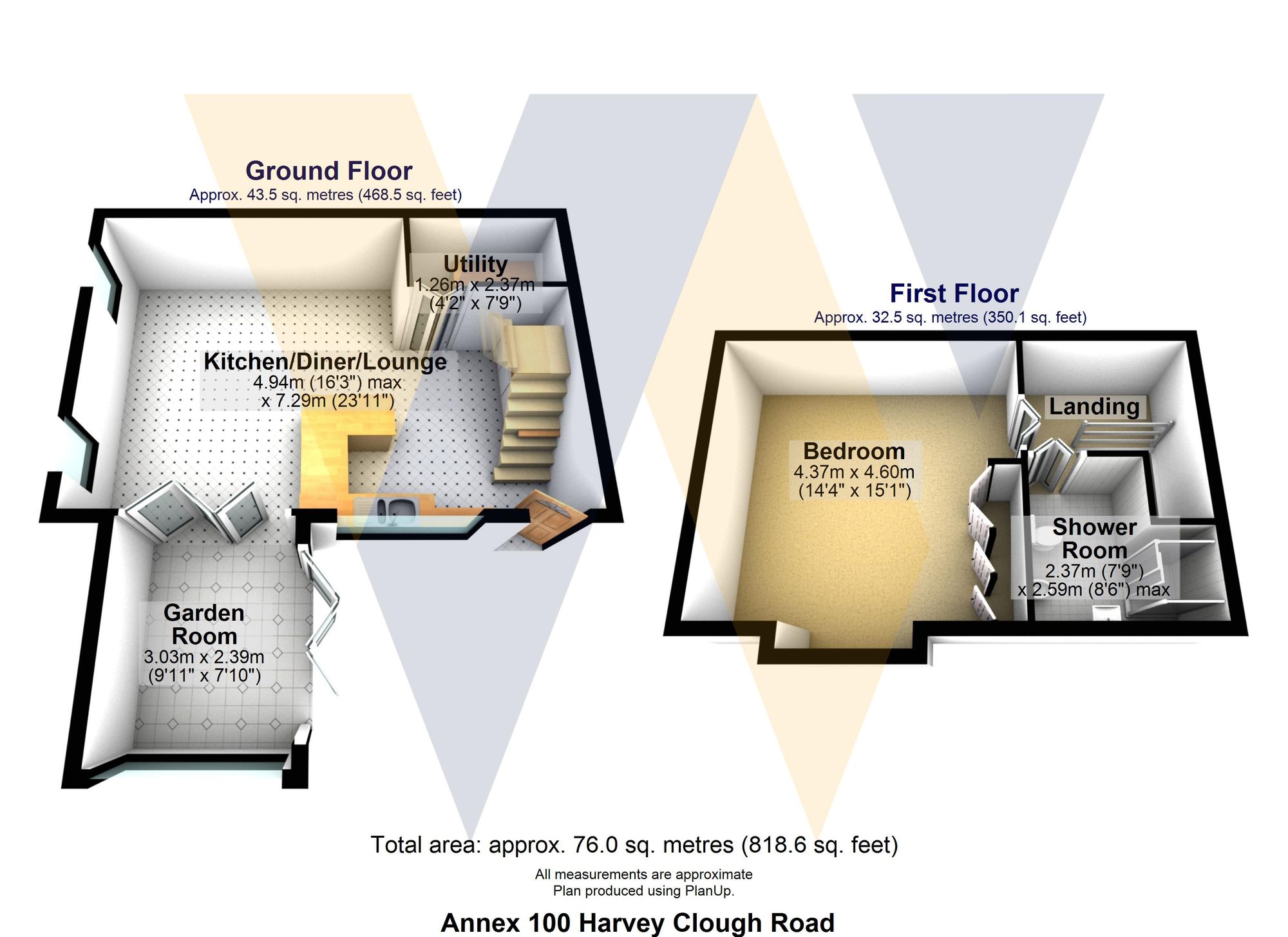100 Harvey Clough Road, Sheffield floorplan