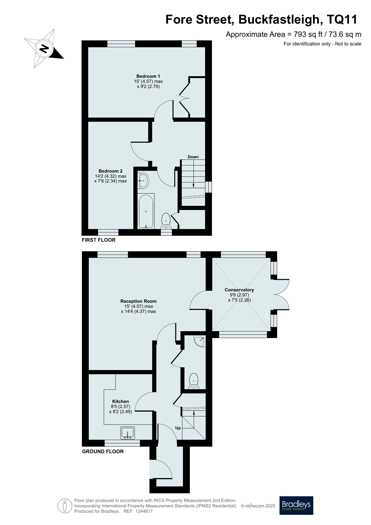 15, Kingcome Court, Buckfastleigh floorplan
