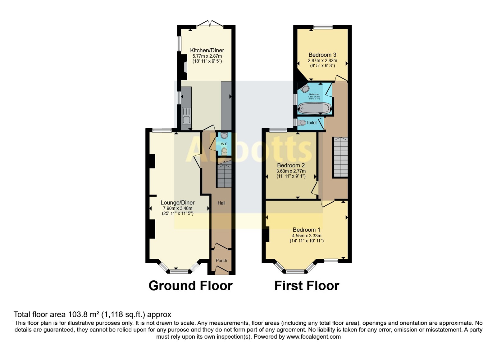 64, Victoria Avenue, Norfolk floorplan