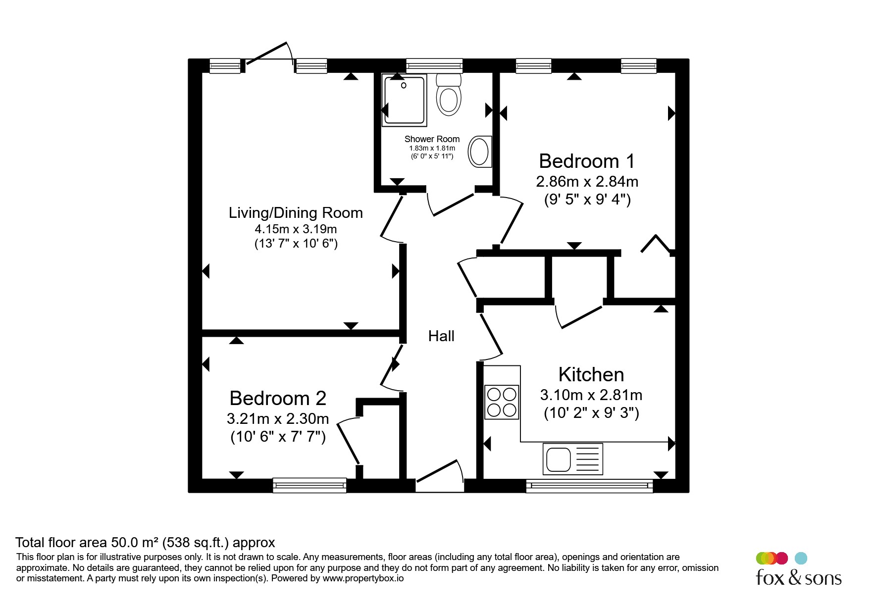 5, Oak Place, Salisbury floorplan