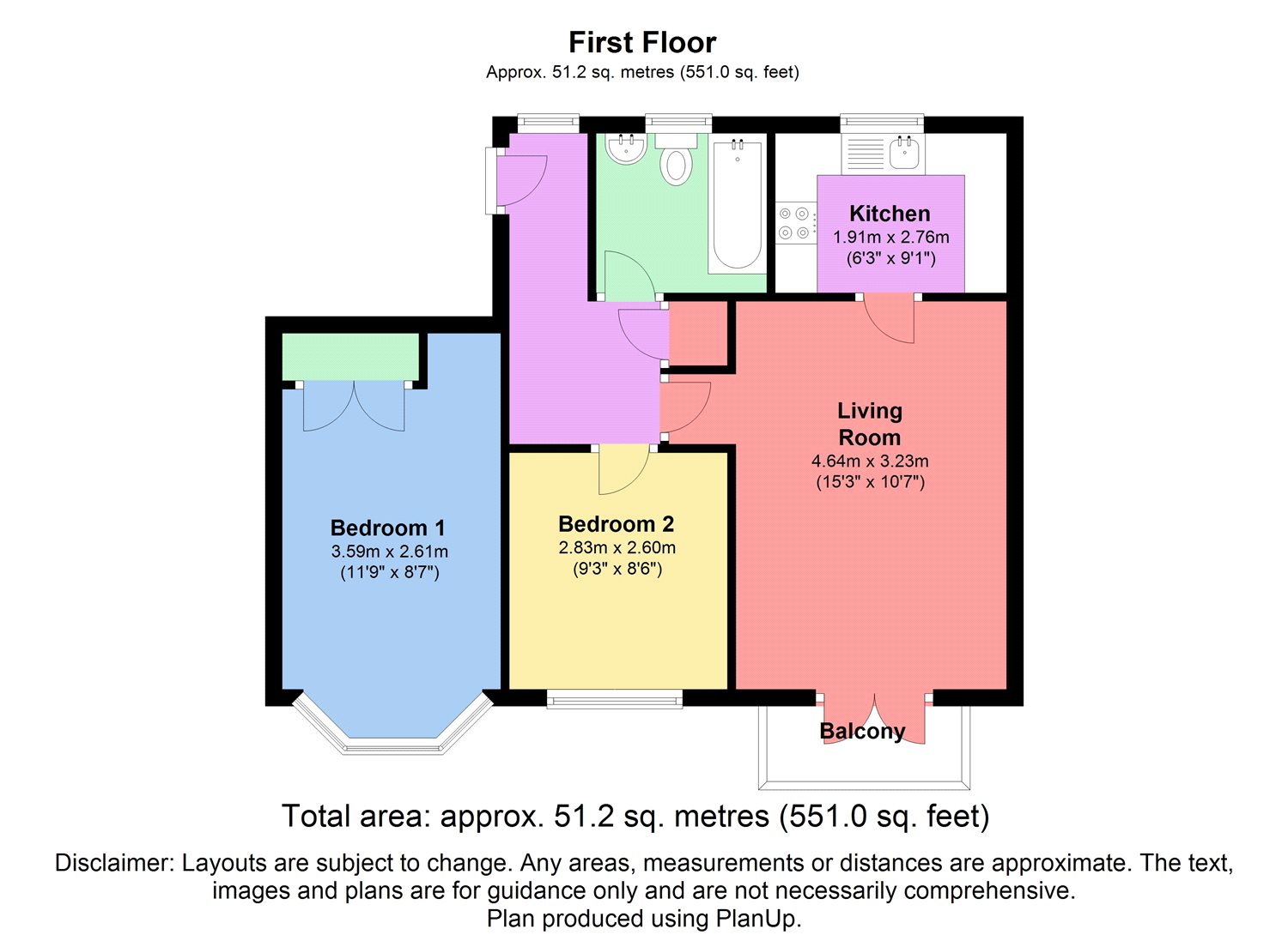 2 Bedrooms Flat for sale in Norbury Avenue, Watford, Hertfordshire WD24