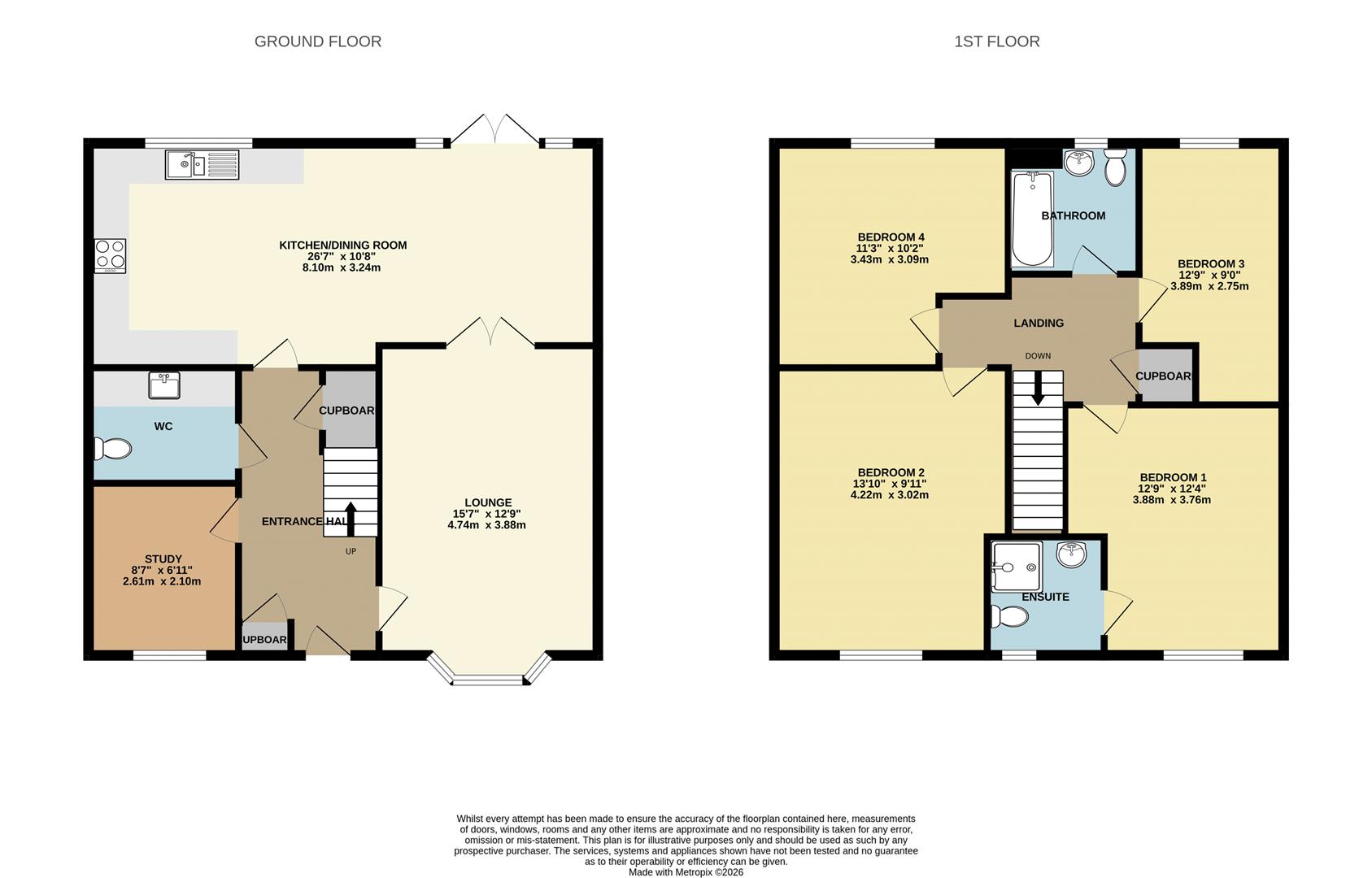 60, Rockingham Way, Burton-On-Trent floorplan