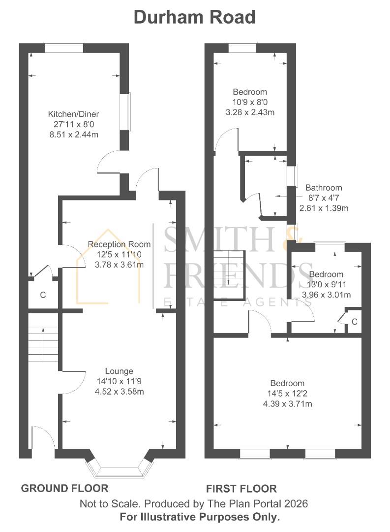 96, Durham Road, Stockton-On-Tees floorplan