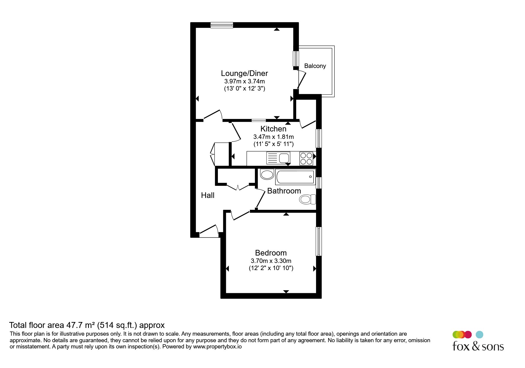 46, Napier Road, Southampton floorplan
