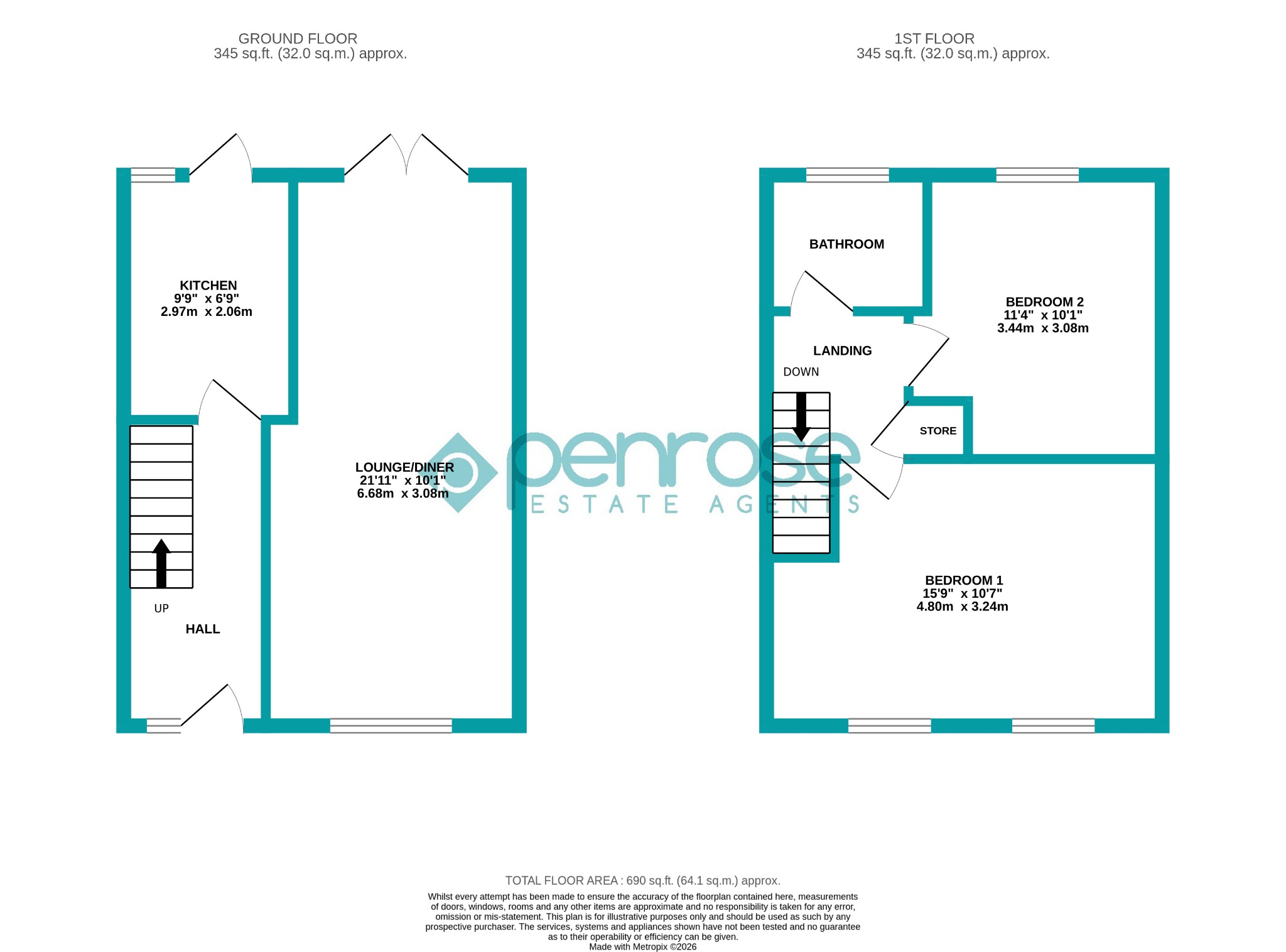 49, Recreation Road, Dunstable floorplan