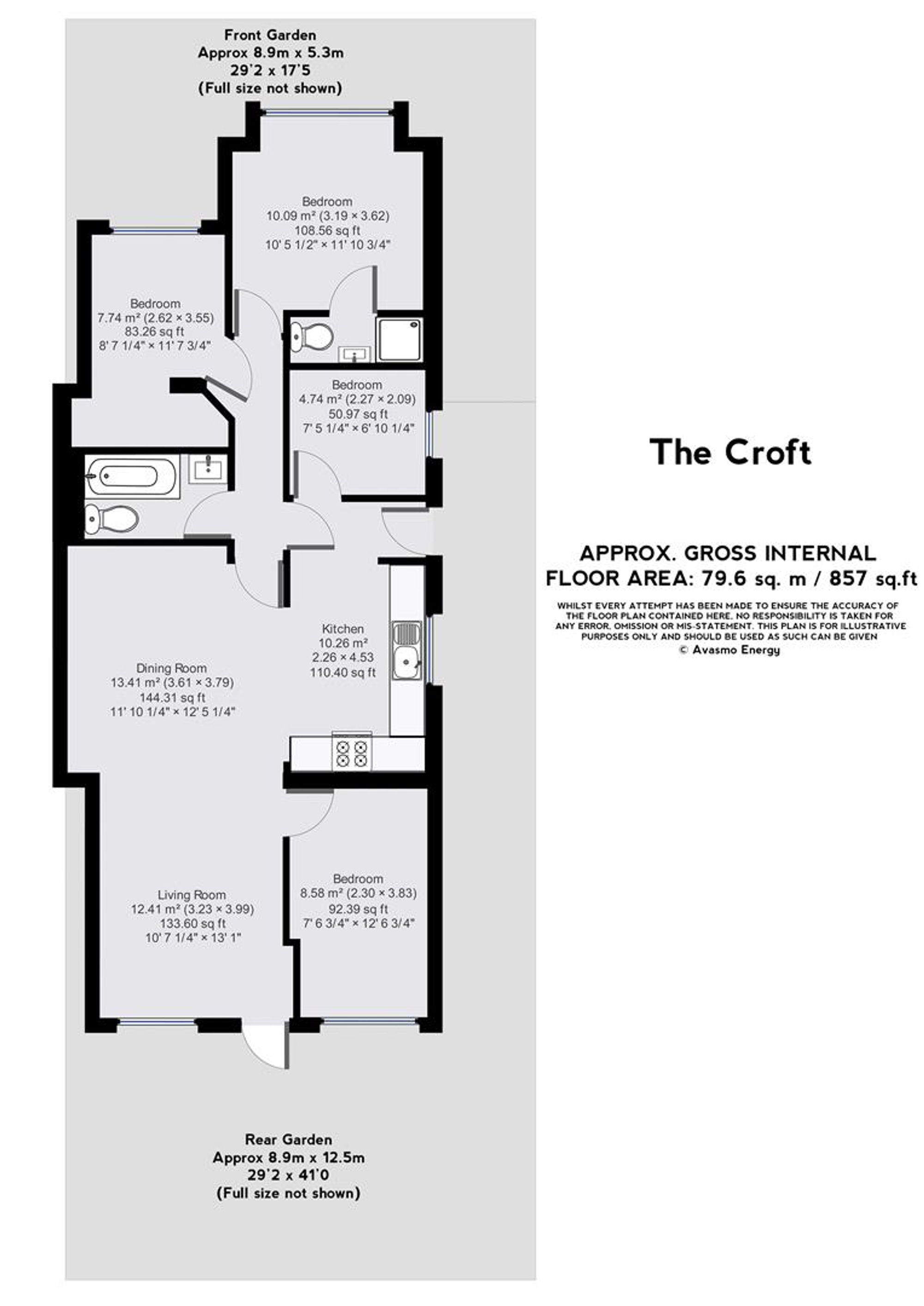 3 The Croft, Ruislip floorplan
