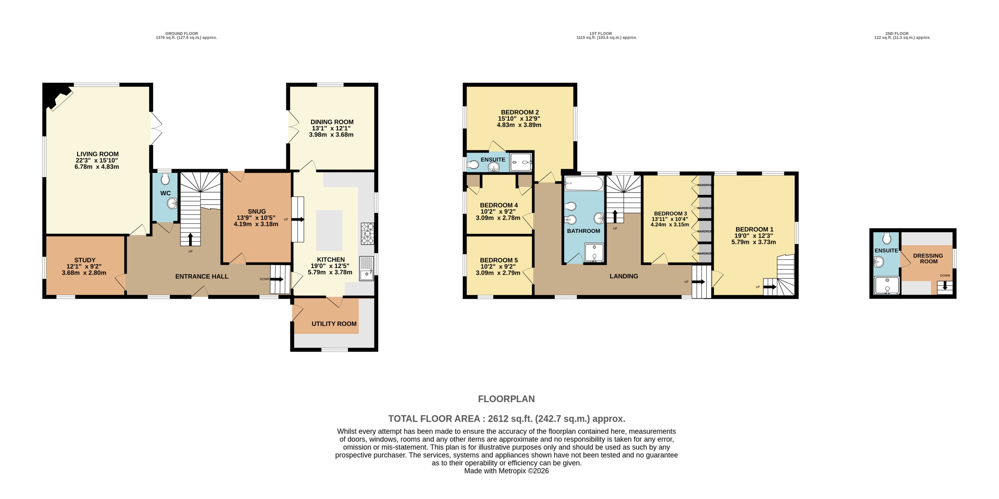 22, Beckview  Church Road, Stow floorplan