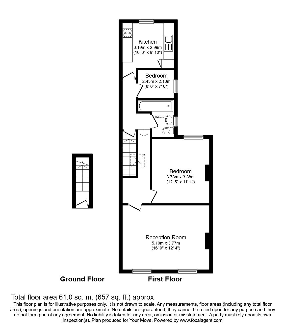 2 Bedrooms Flat for sale in Sprules Road, London SE4