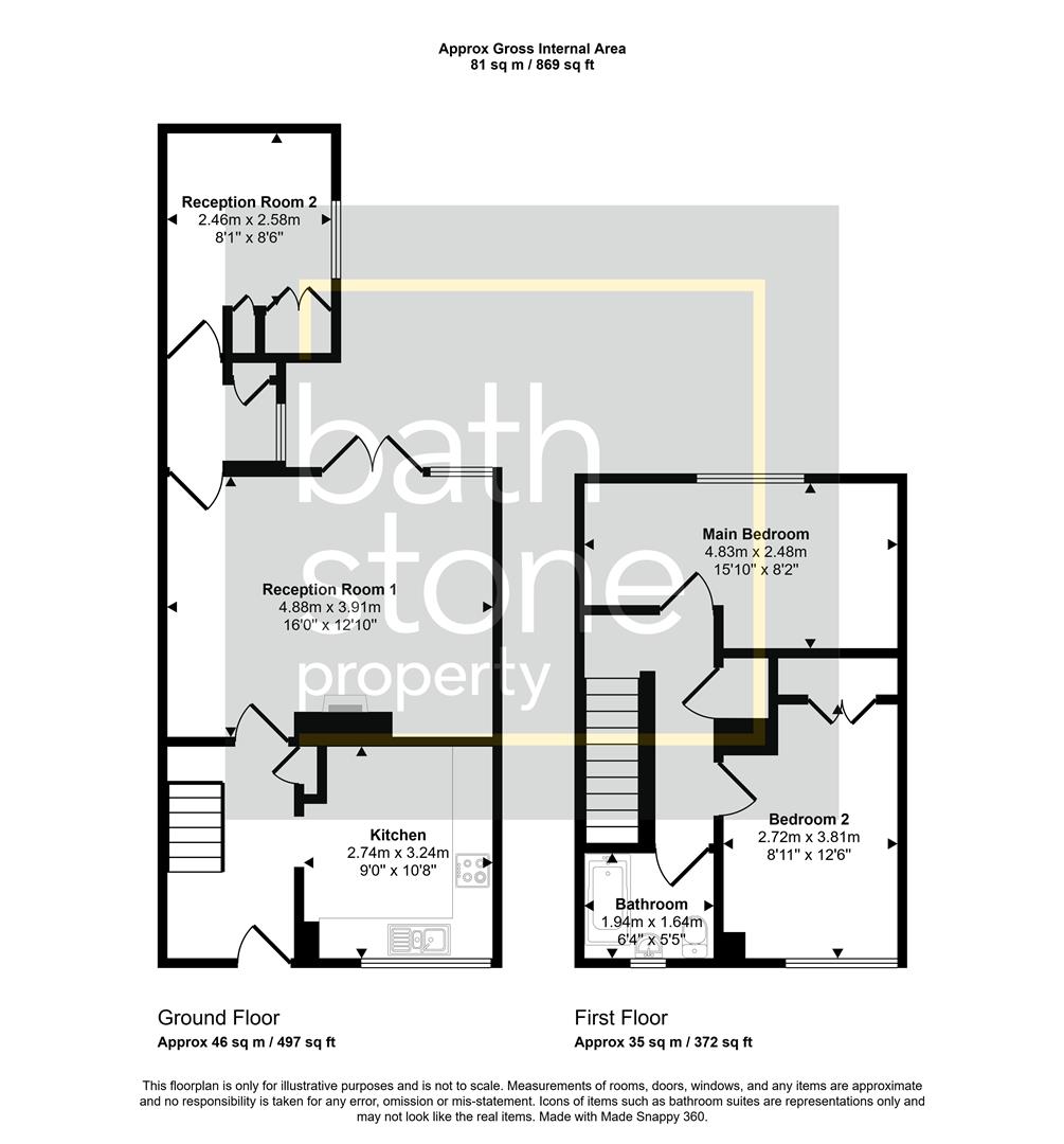 7, Frome Road, Bath floorplan