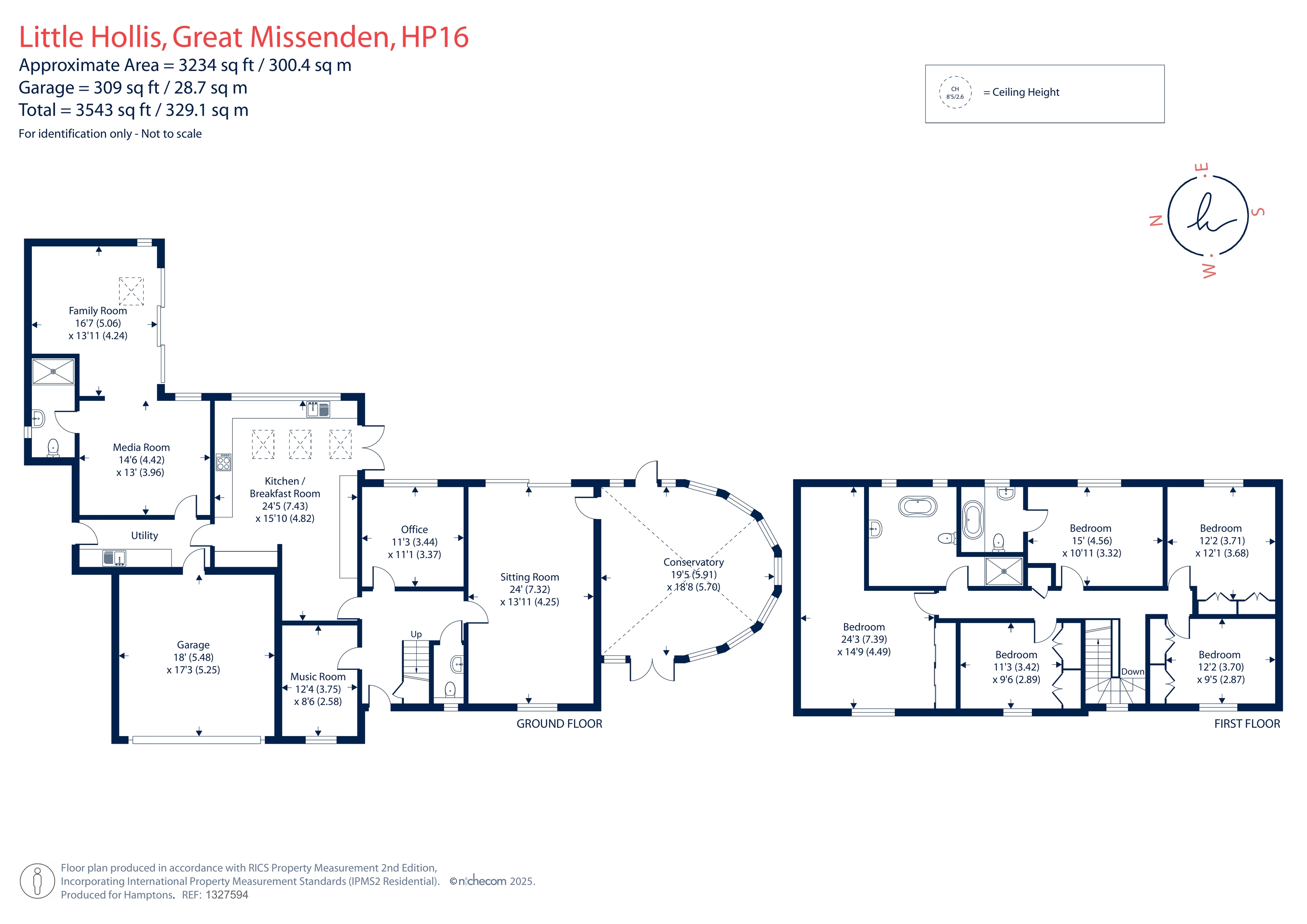 Fern Lea, Little Hollis, Great Missenden floorplan