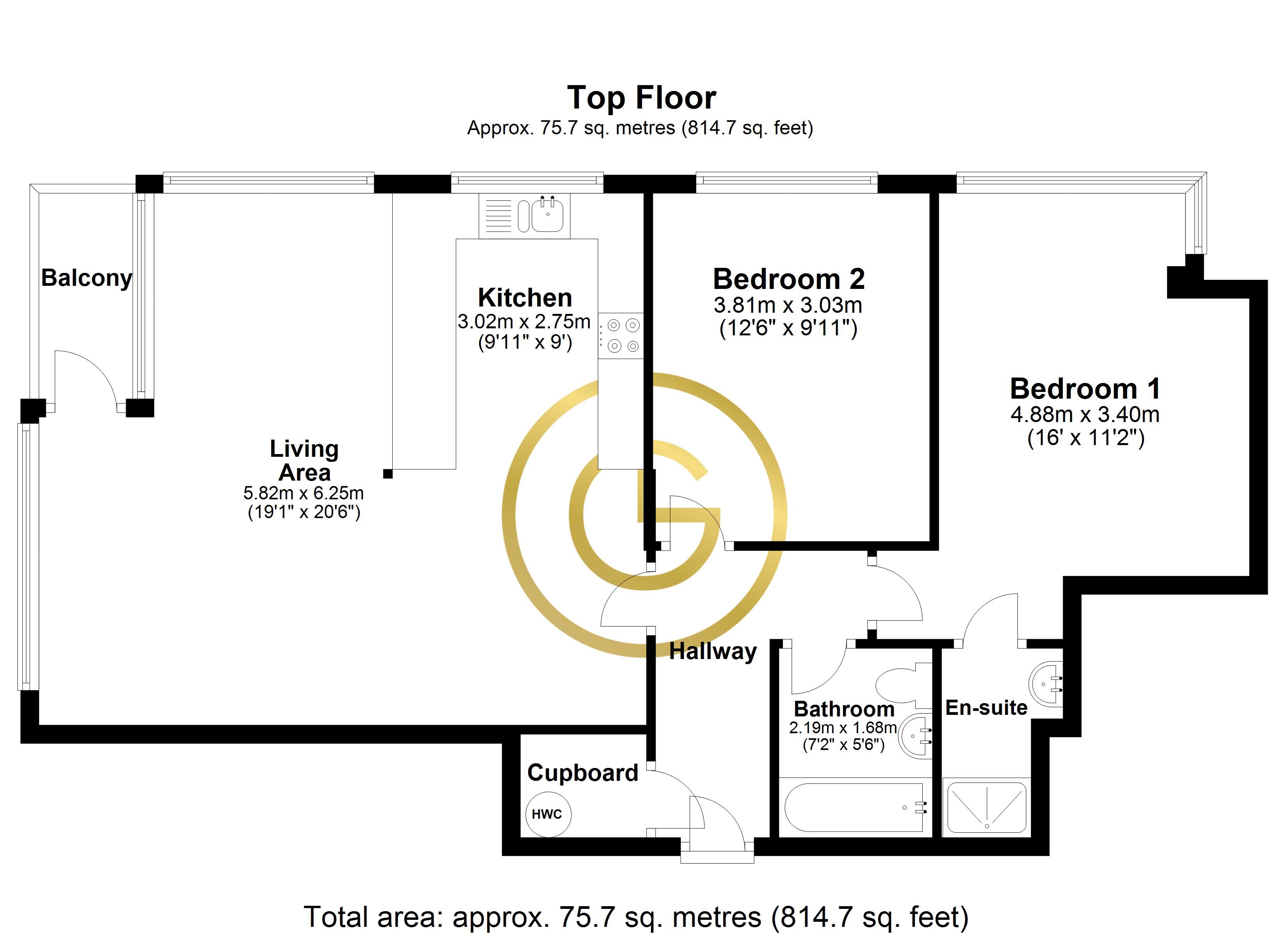2 Bedrooms Flat for sale in Upper College Street, Nottingham NG1