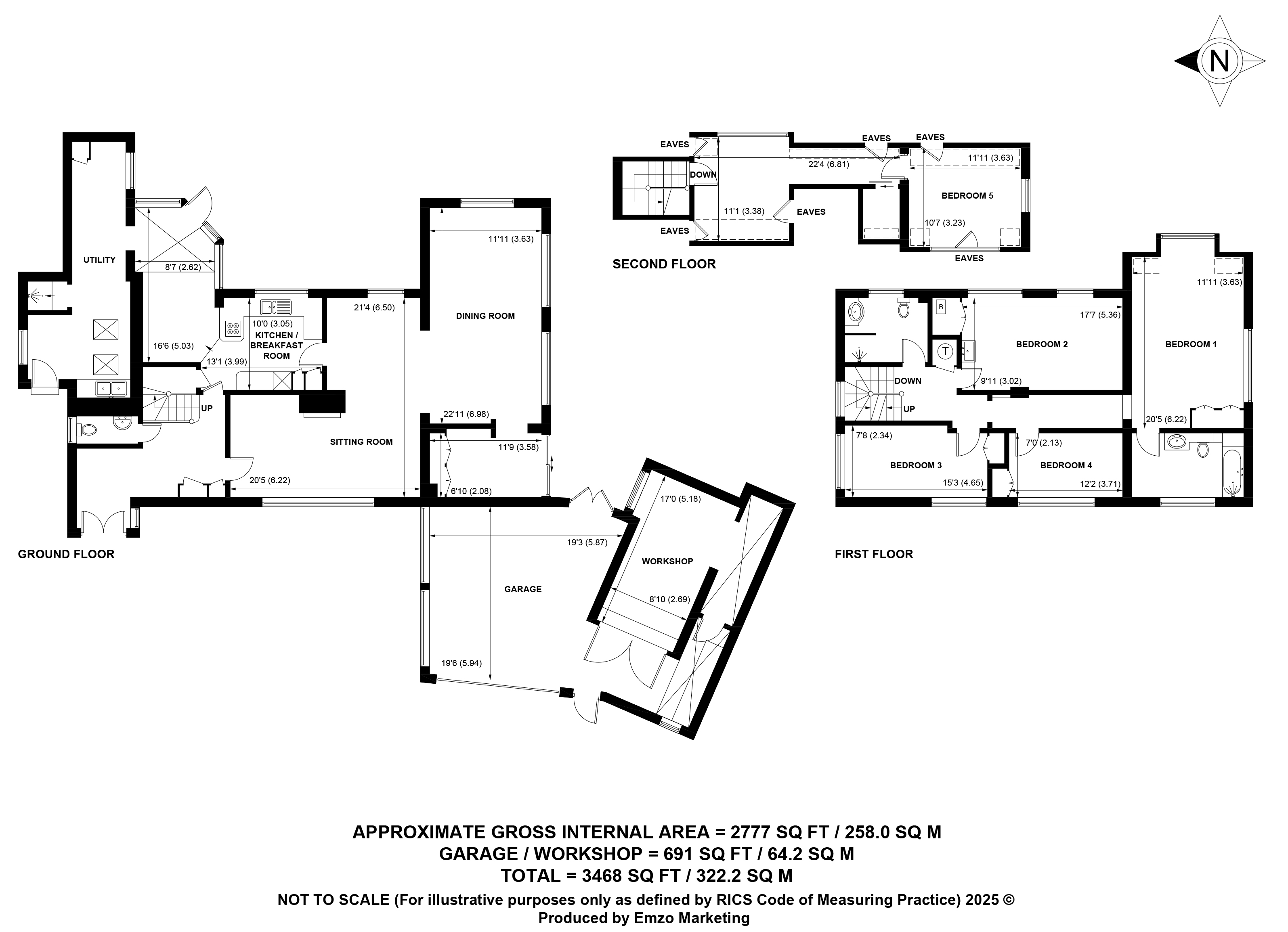 23, The Wad, West Wittering floorplan