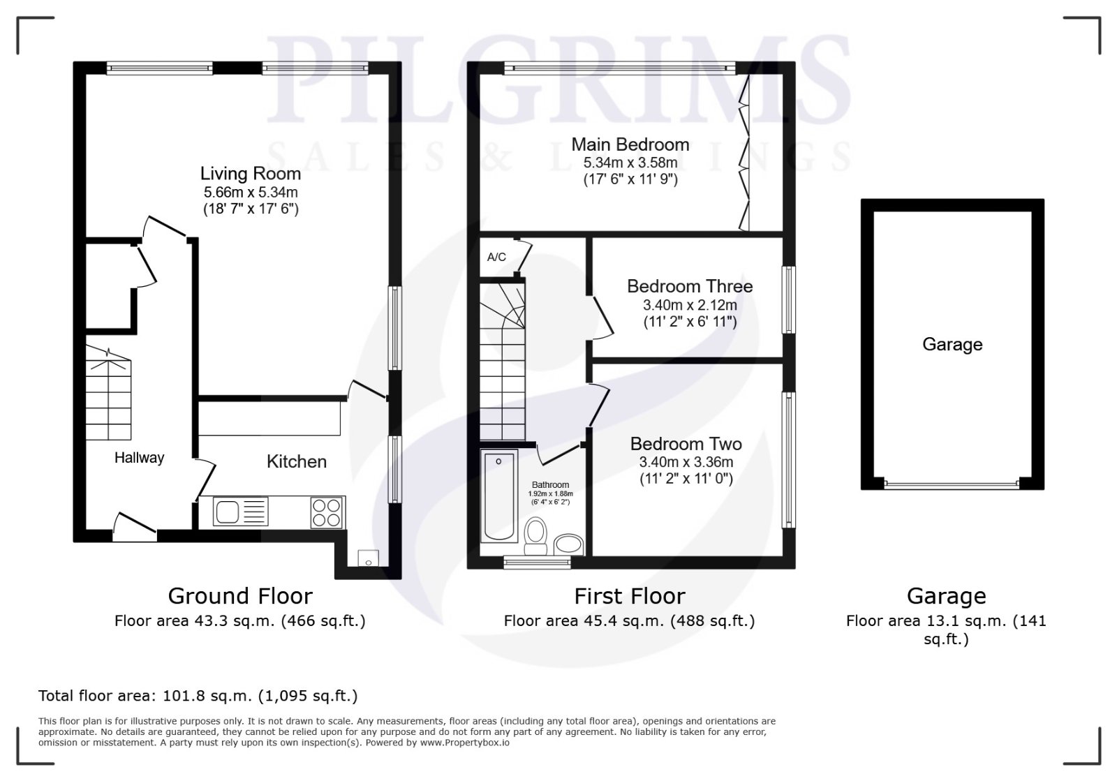 86A,, Cove Road, Hampshire floorplan