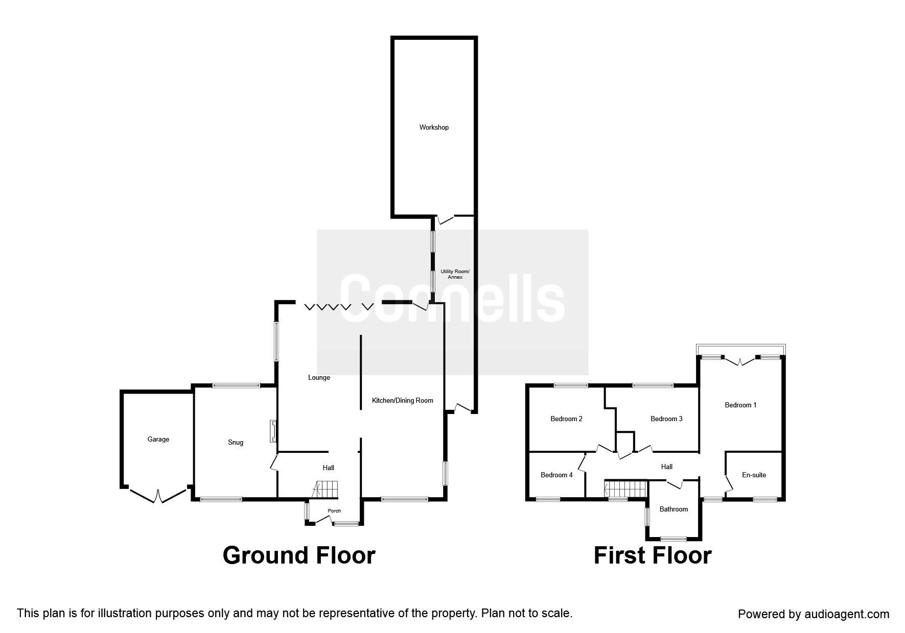 4 Bedrooms Detached house for sale in Louches Lane, Naphill, High Wycombe HP14