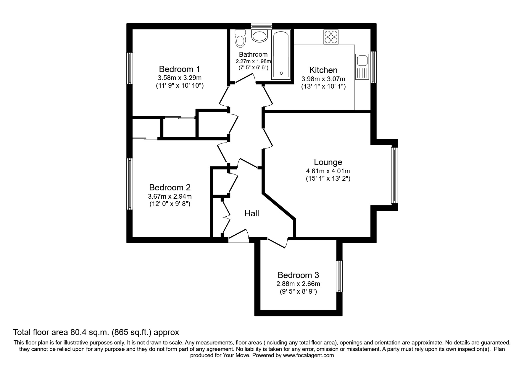 Douglas Street, Kirkcaldy, Fife KY1, 3 bedroom flat for sale 62062986