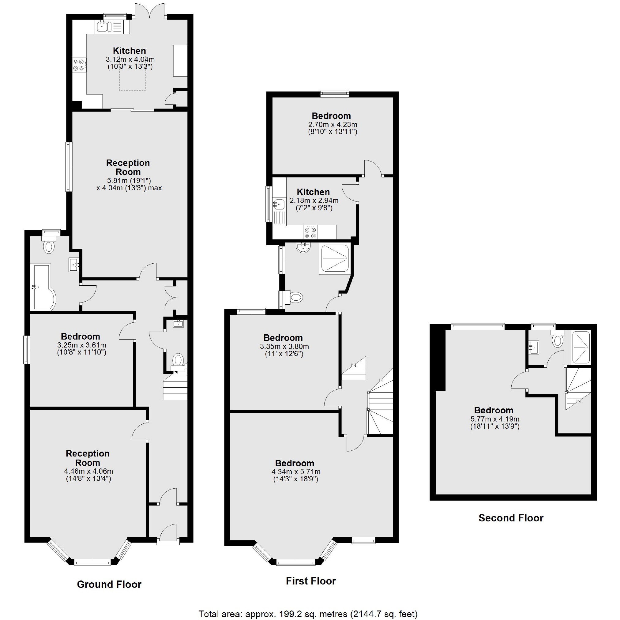 33, Melbourne Avenue, London floorplan
