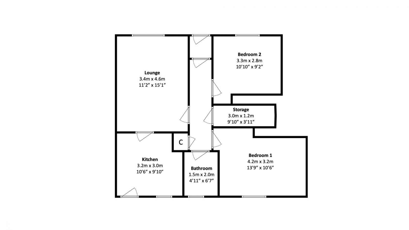 65 Drumbathie Road, Airdrie floorplan