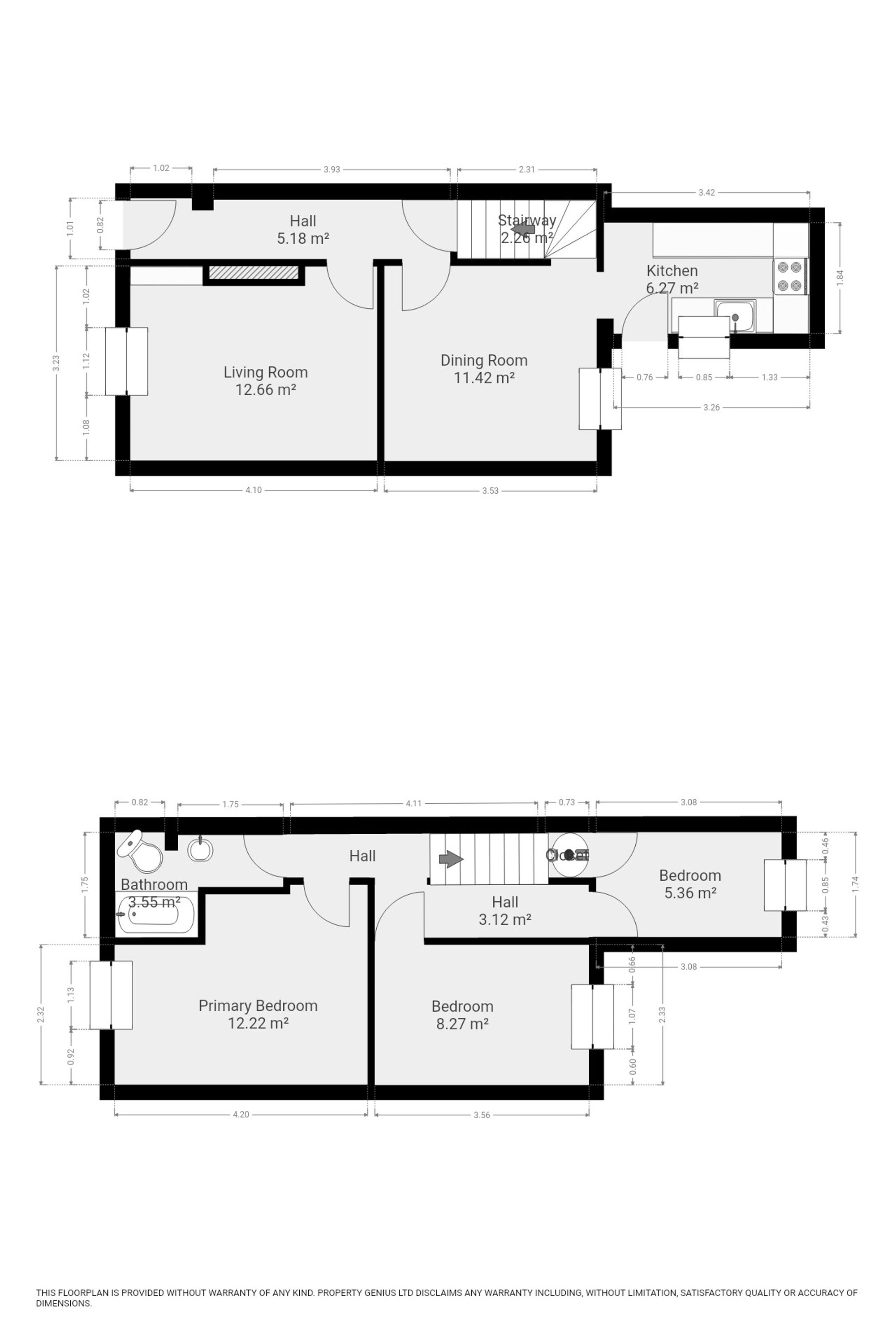 135 Stockport Road West, Stockport floorplan
