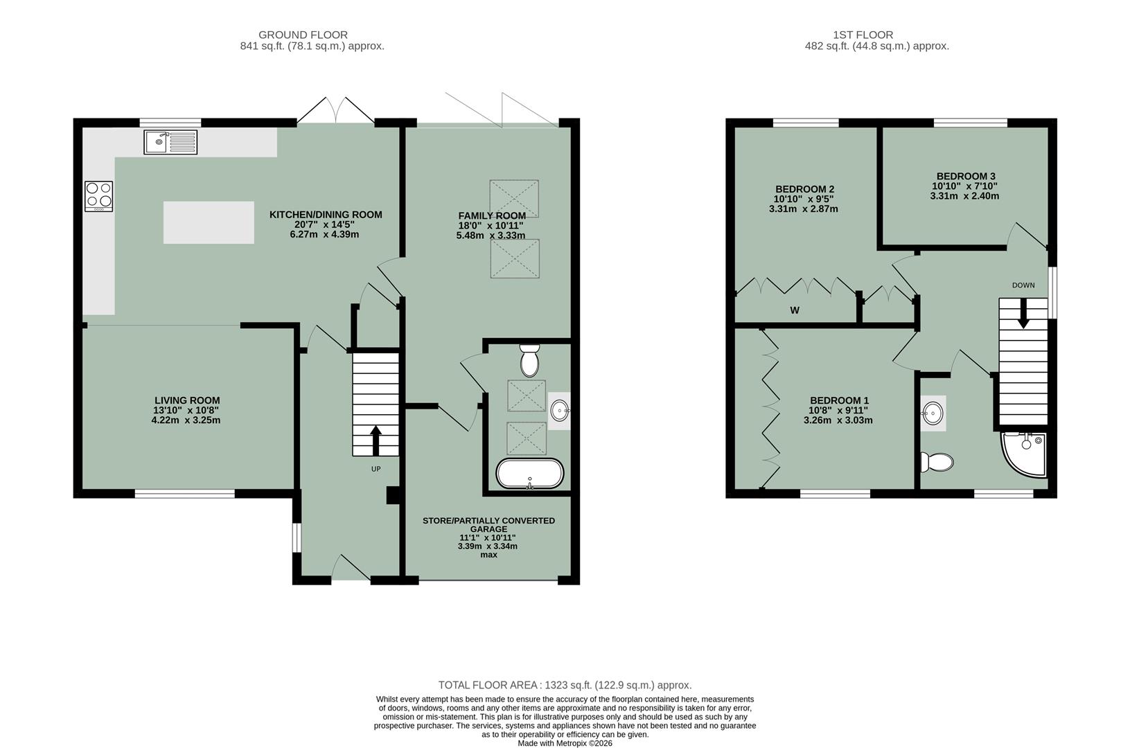 4, Green Lane, Ewelme floorplan