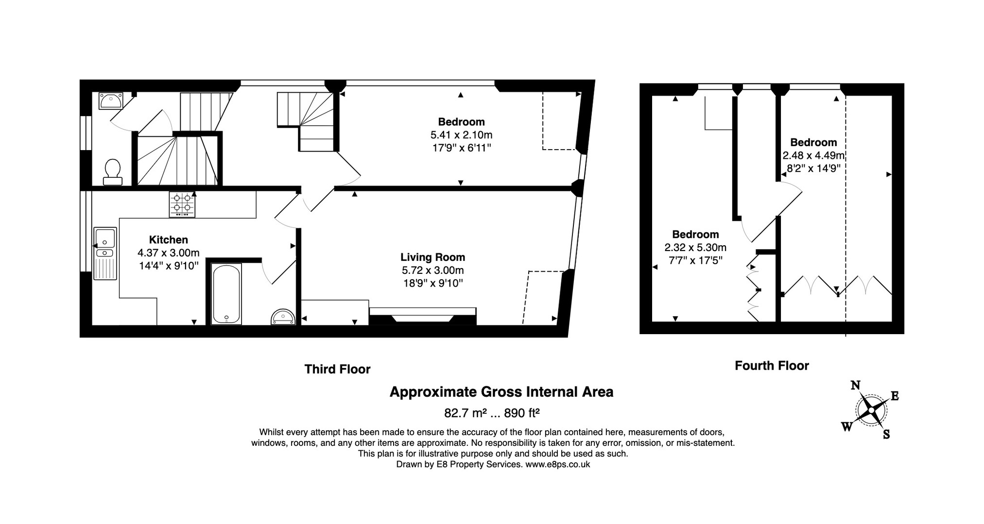 57e, St. Clements Street, Oxford floorplan