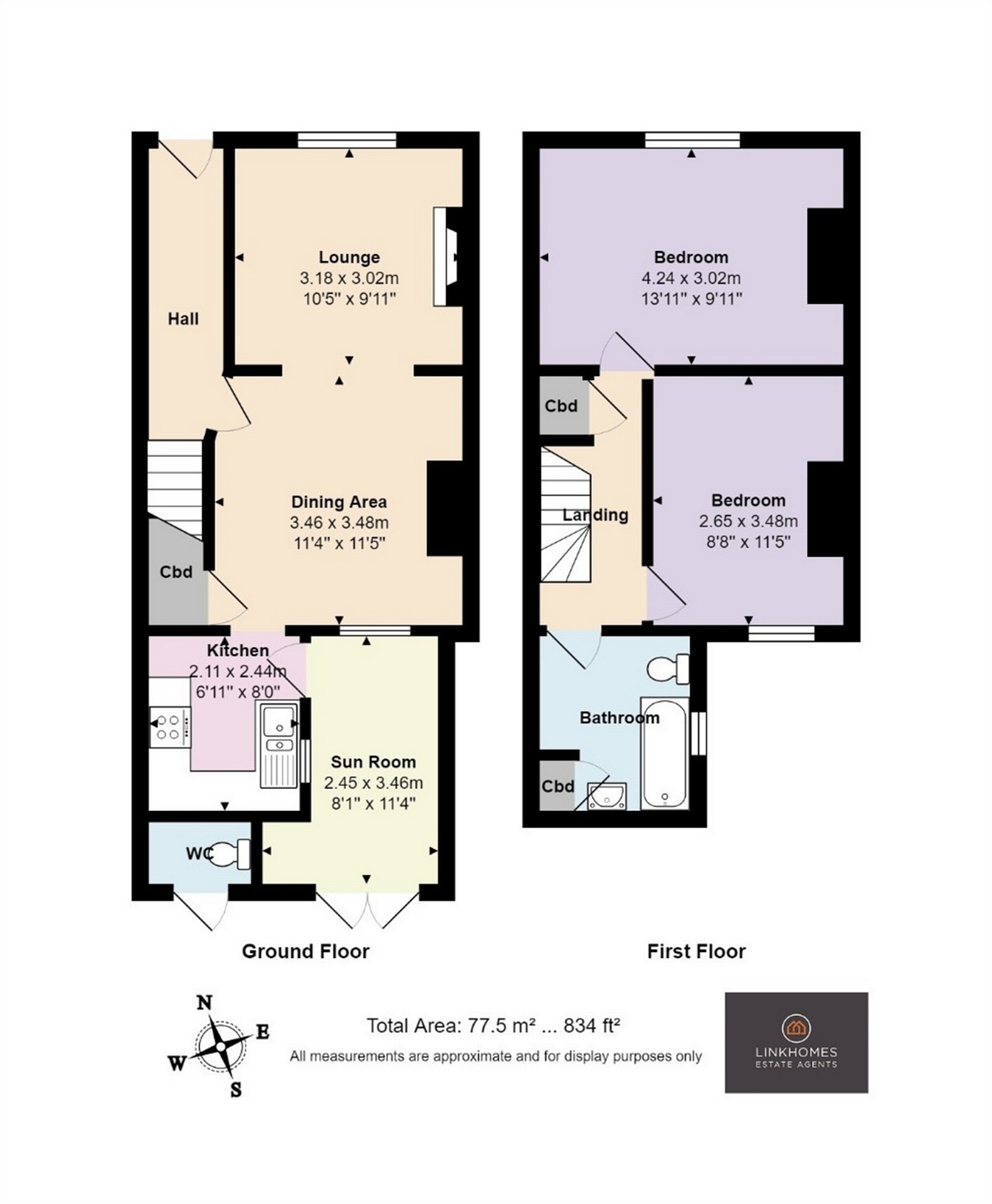 Elizabeth Road, Poole, Dorset BH15, 2 bedroom end terrace house for