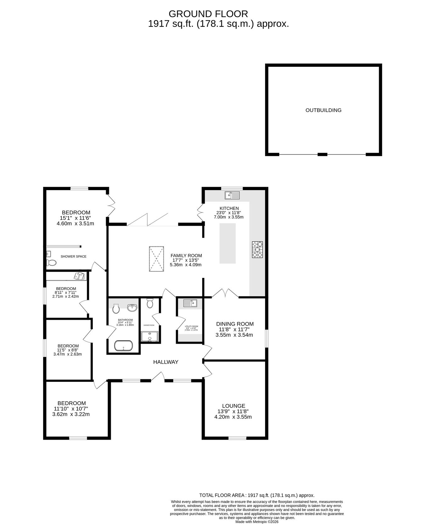 Tavernspite, Whitland floorplan
